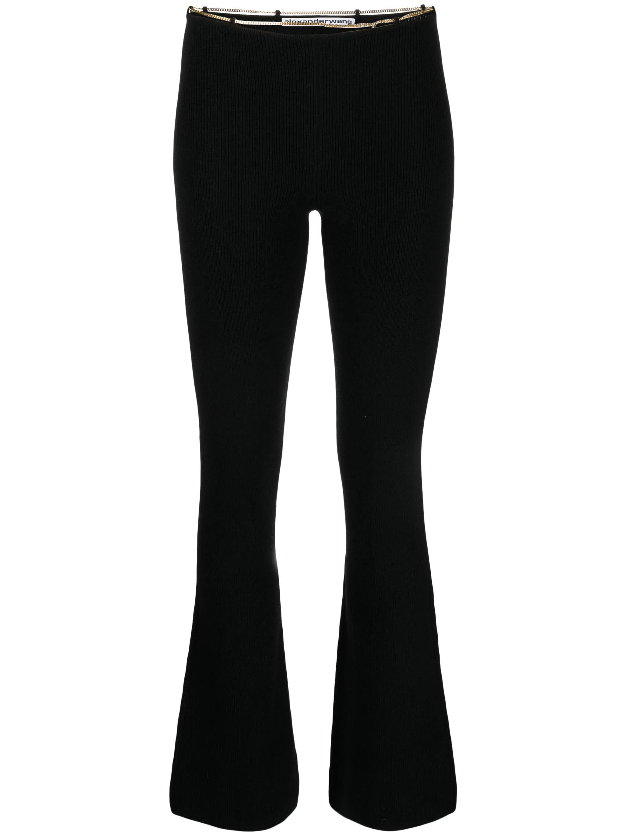 Alexander Wang o1s22i1n0225 Knit Pant in Black Size 28" / US 6 / IT 42 - 1 Thumbnail