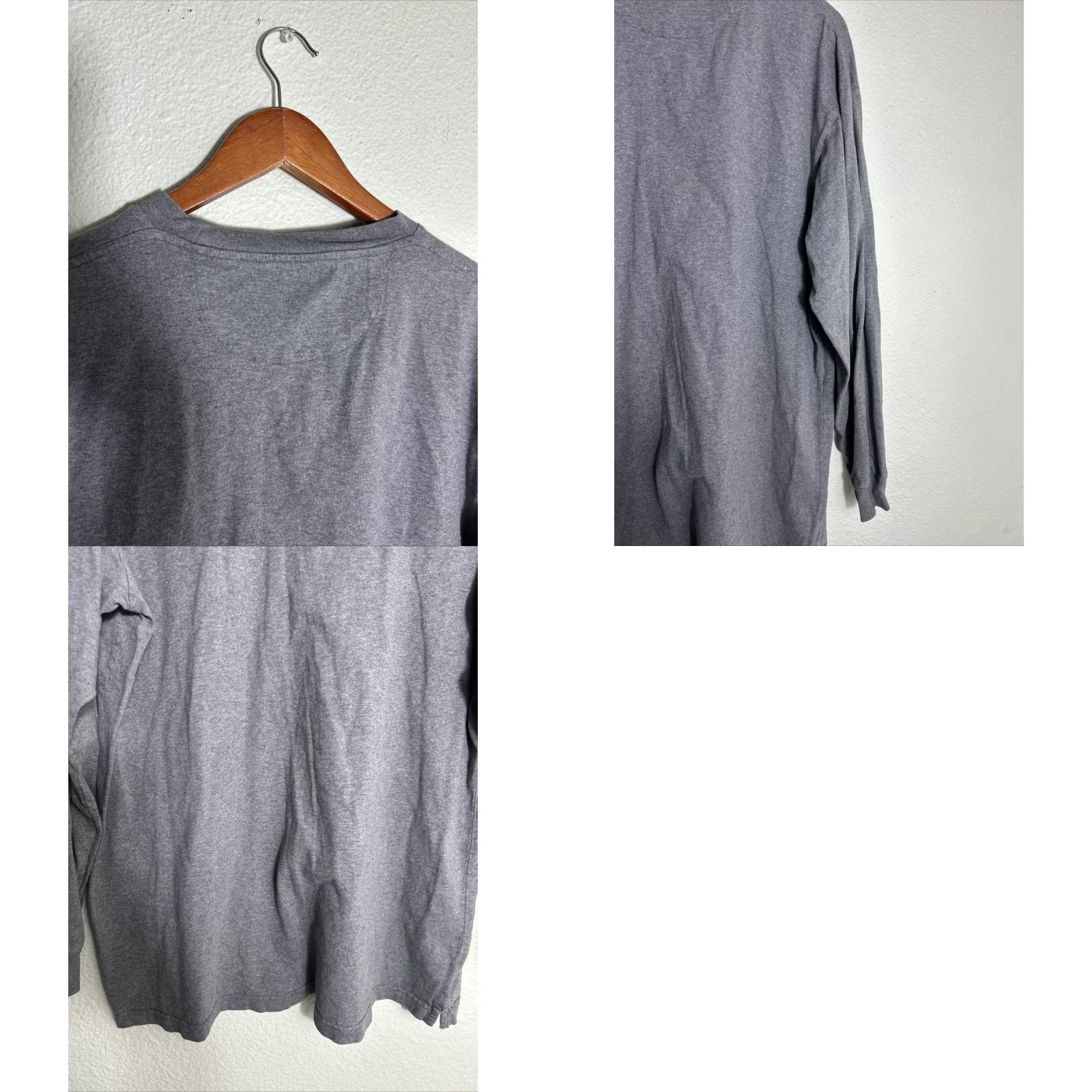 Vintage Duluth Mens Large Long Sleeve T-Shirt Gray 100% Cotton Workwear Size US L / EU 52-54 / 3 - 9 Thumbnail