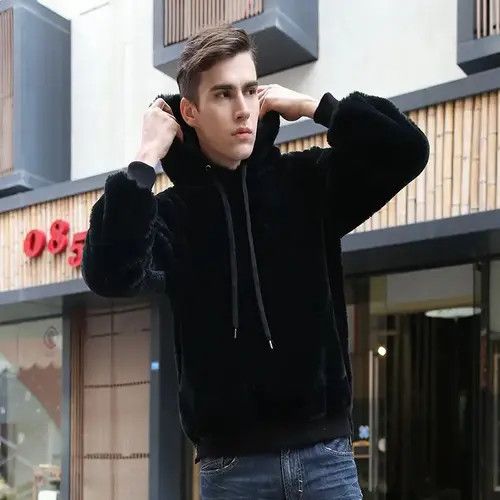 Japanese Brand faux fur fleece fluffy hoodie Size US M / EU 48-50 / 2 - 3 Thumbnail