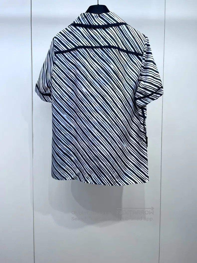 Fendi Fendi Striped Graffiti Short Sleeve Shirt Size XS / US 0-2 / IT 36-38 - 2 Thumbnail