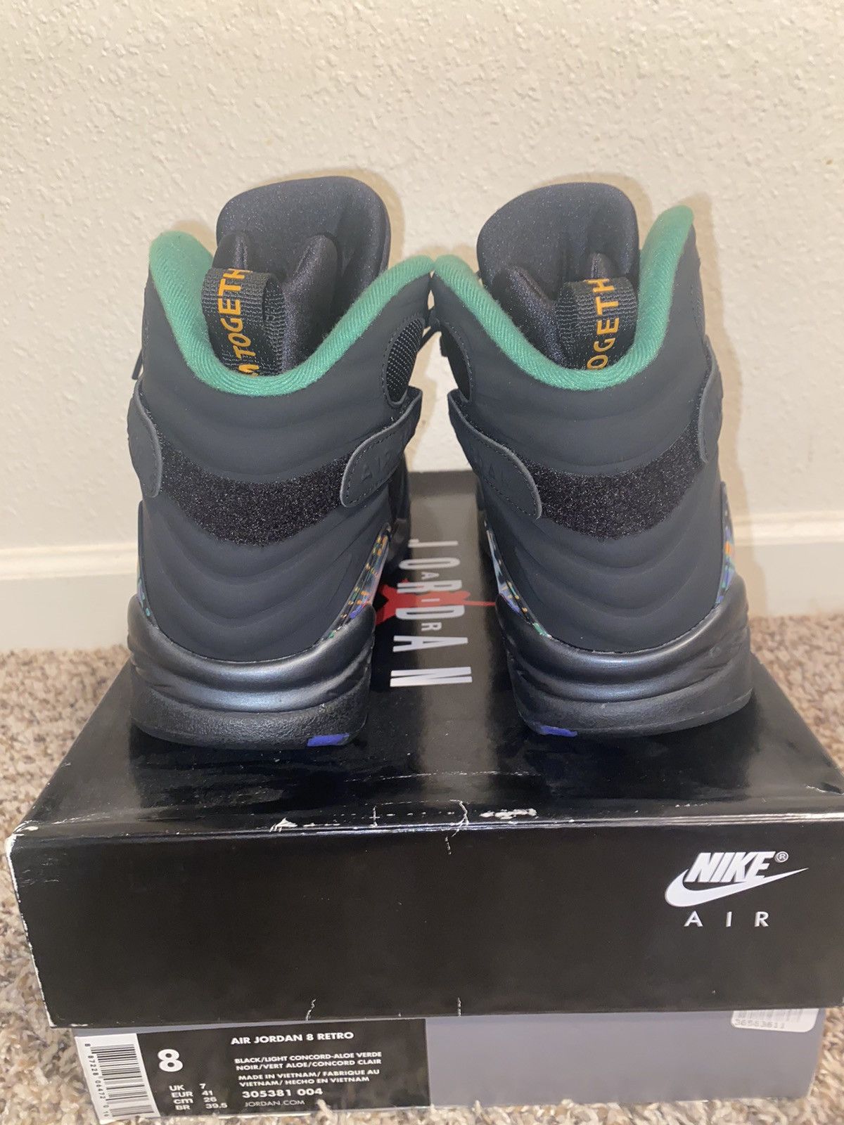 Jordan Brand × Nike Air Jordan 8 Retro Tinker Air Raid Size US 8 / EU 41 - 4 Thumbnail