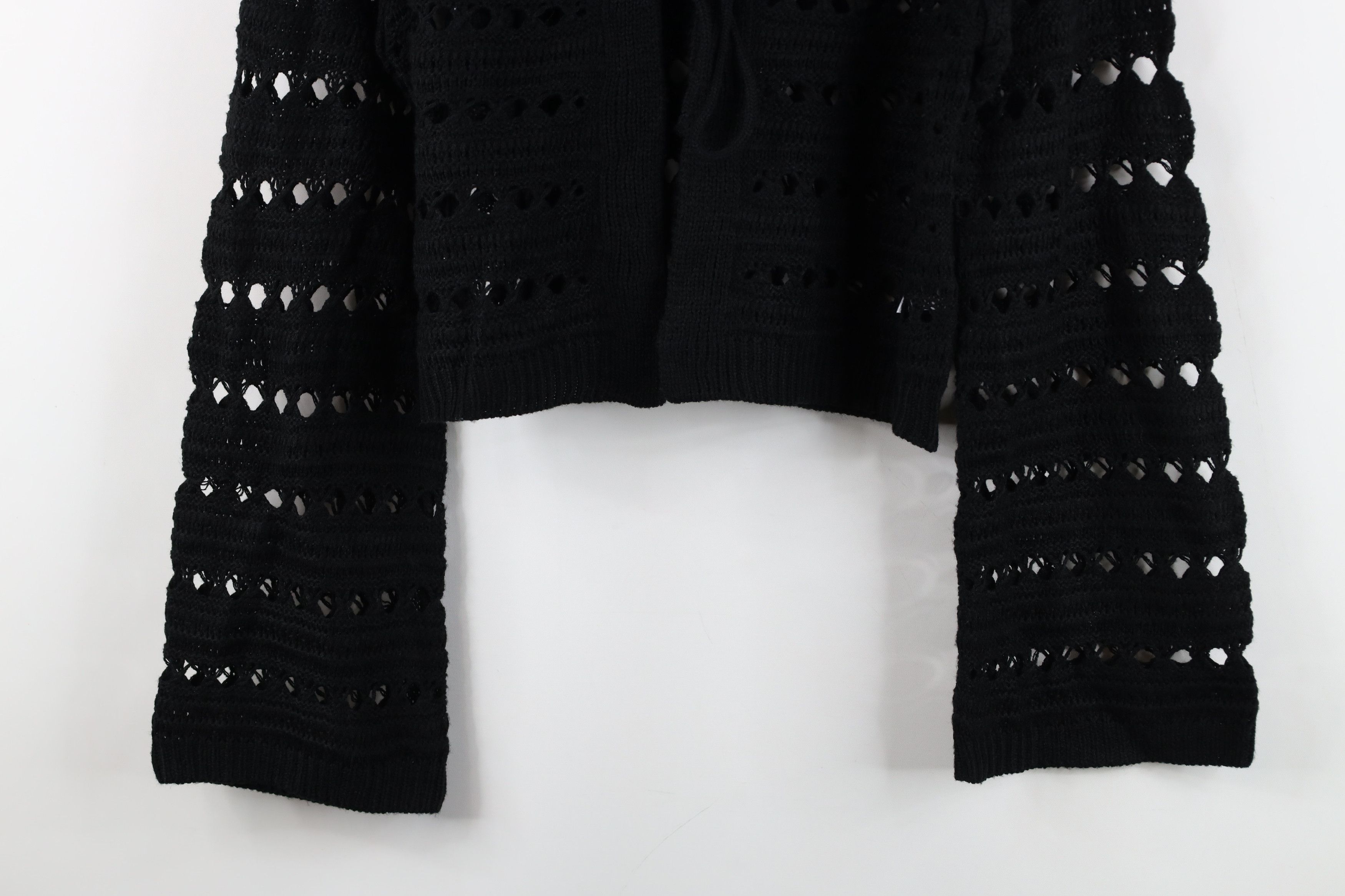 Vintage Vintage Y2K Babydoll Flare Sleeve Cropped Cardigan Sweater Size L / US 10 / IT 46 - 3 Thumbnail