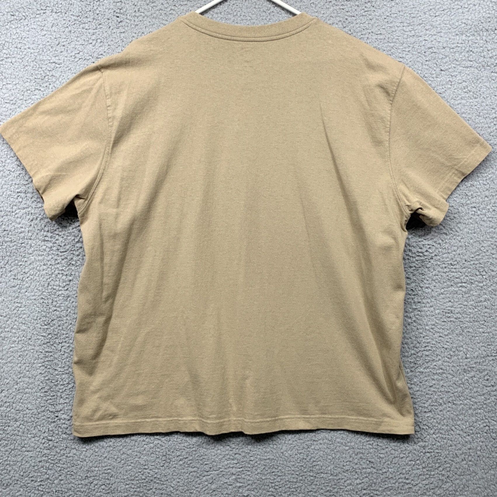 Dickies Dickies Polo Shirt Mens 2X Tan Pullover Crew Neck 3 Button Closure 1 Pocket LOGO Shirt Mens Big & Tall Tan Dickies Polo 2X Logo يش Size US XXL / EU 58 / 5 - 4 Thumbnail