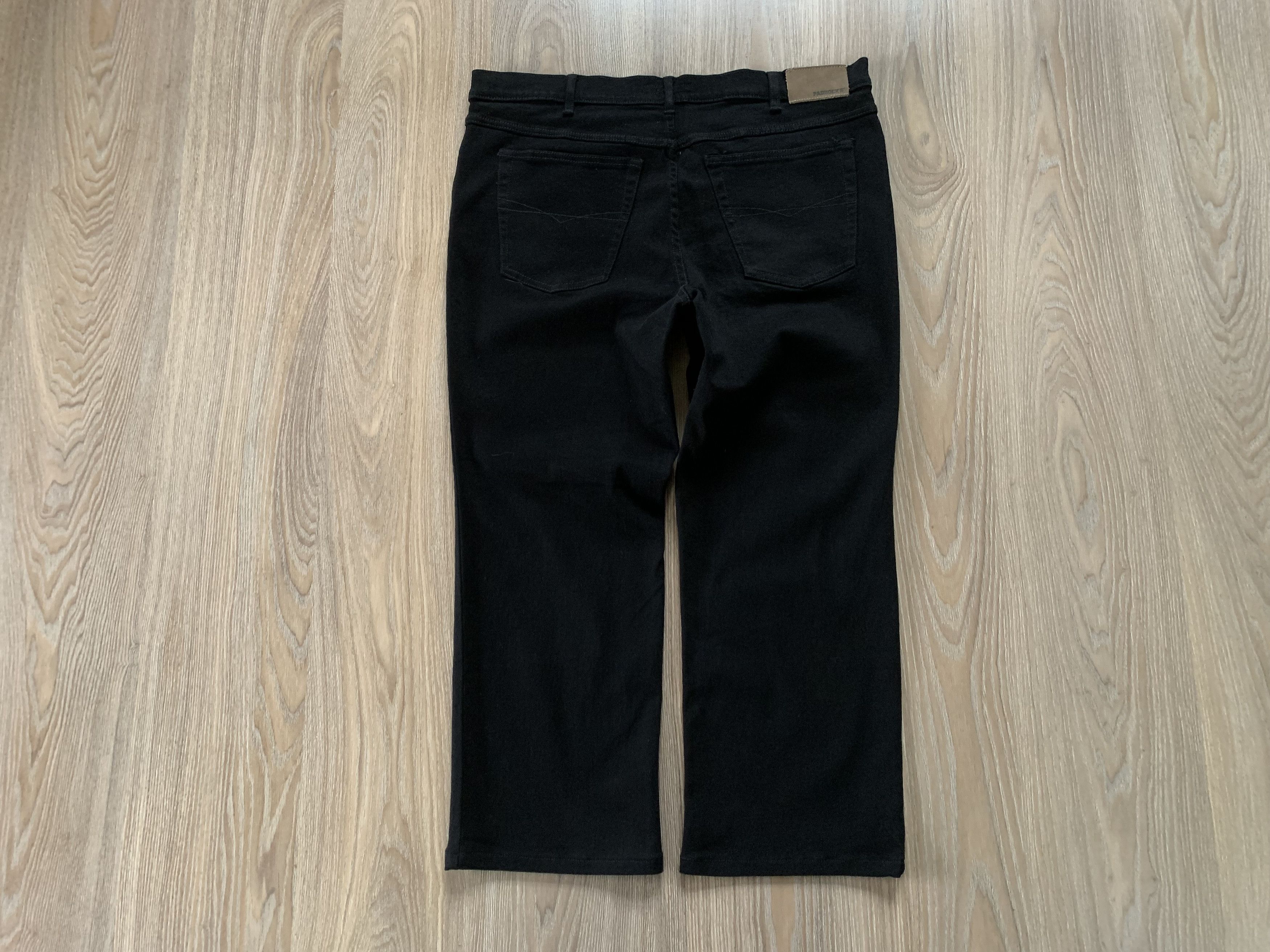 Designer Paddock's Ranger Black Denim Jeans Size US 40 / EU 56 - 4 Thumbnail