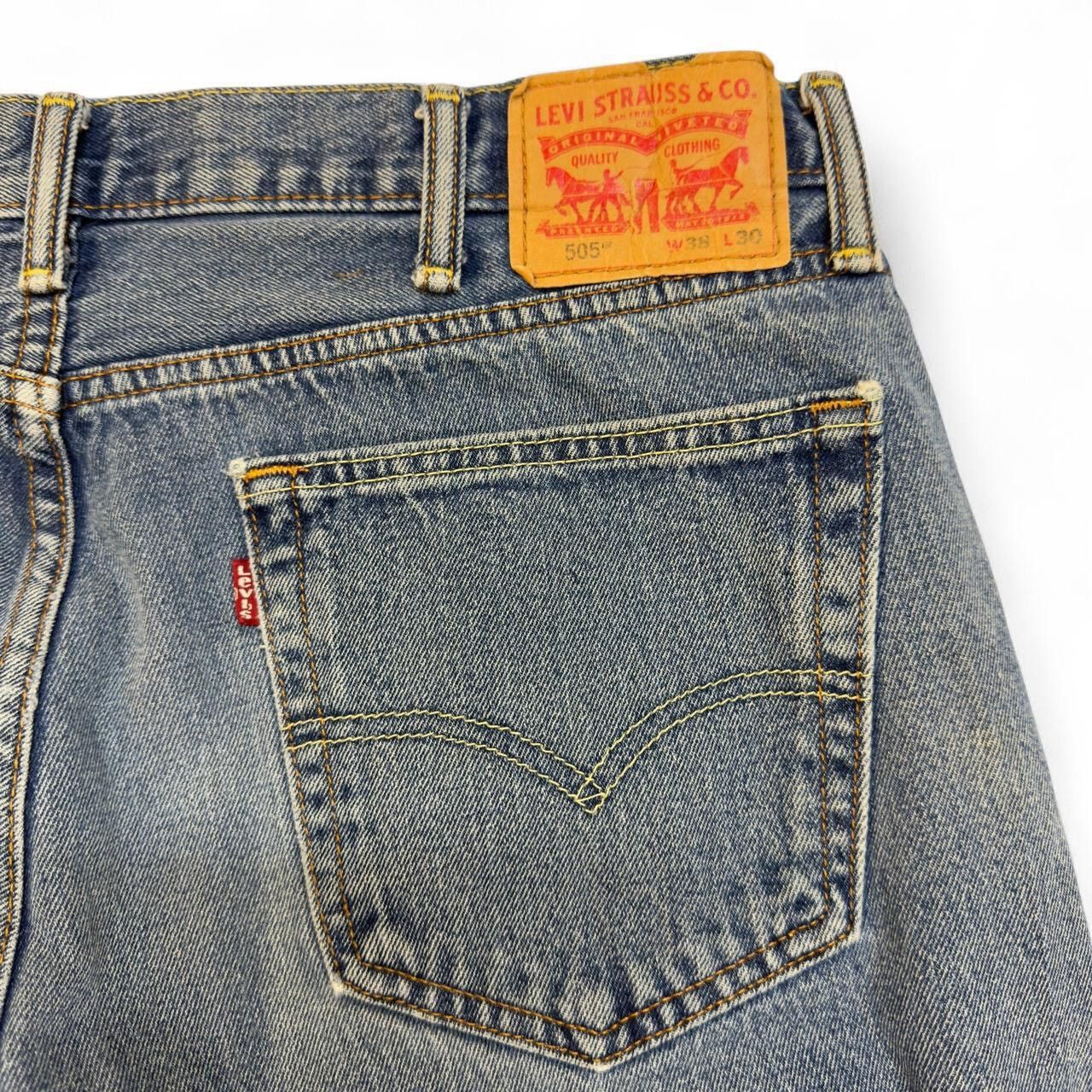 Levi's Levi's 505 blue denim jeans Size US 38 / EU 54 - 3 Thumbnail