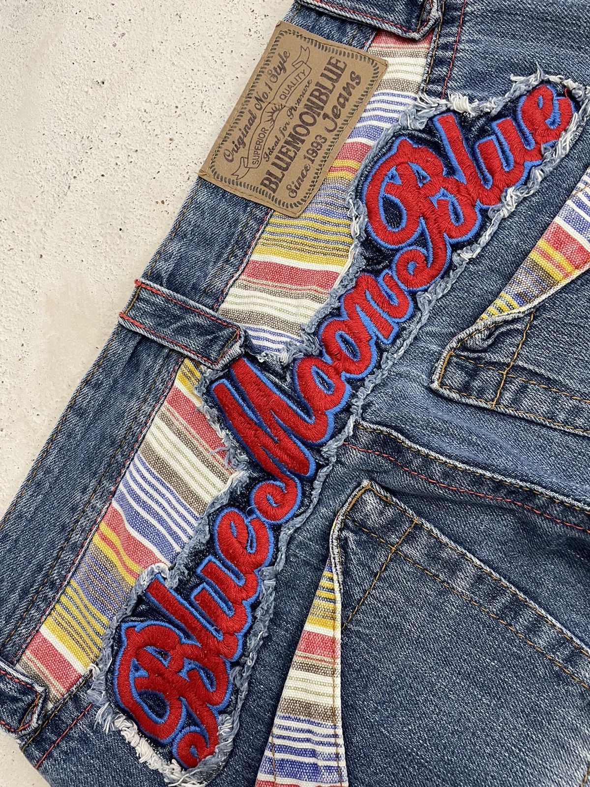 Hysteric Glamour Blue Moon Blue Embroidery Signature Design Surf Y2K Style Size US 28 / EU 44 - 19 Thumbnail