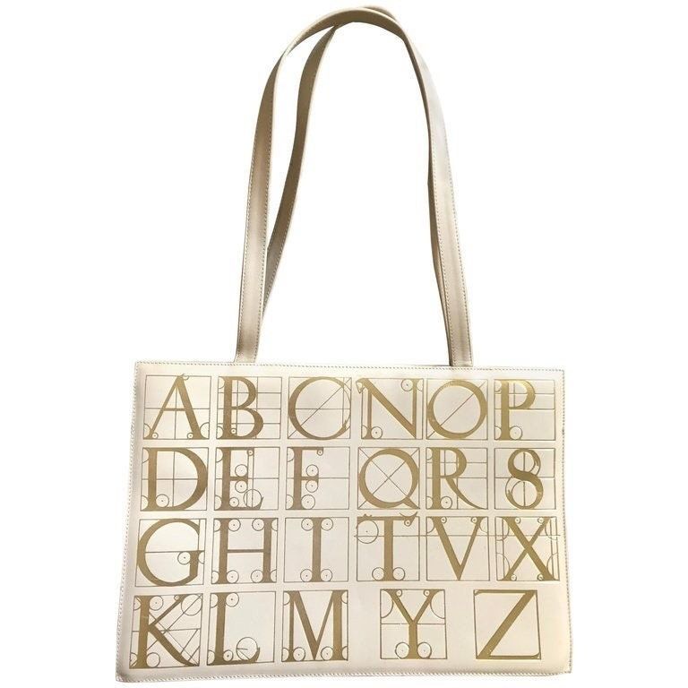 Paloma Picasso Vintage Paloma Picasso ivory beige leather shoulder bag Size ONE SIZE - 1 Thumbnail