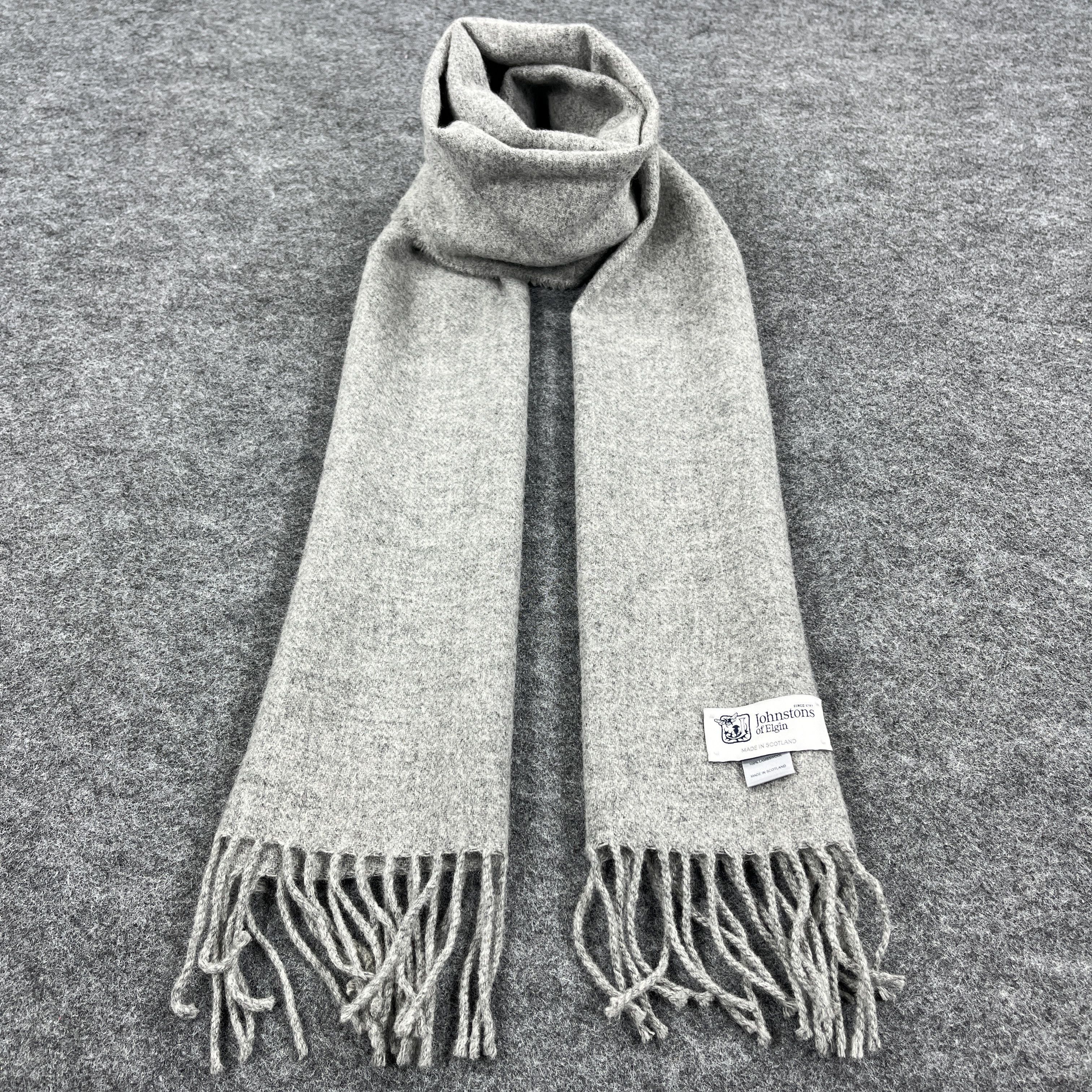 Johnstons Of Elgin × Vintage Johnstons Of Elgin Scarf / Muffler / Neckwear T1015 Size ONE SIZE - 1 Thumbnail