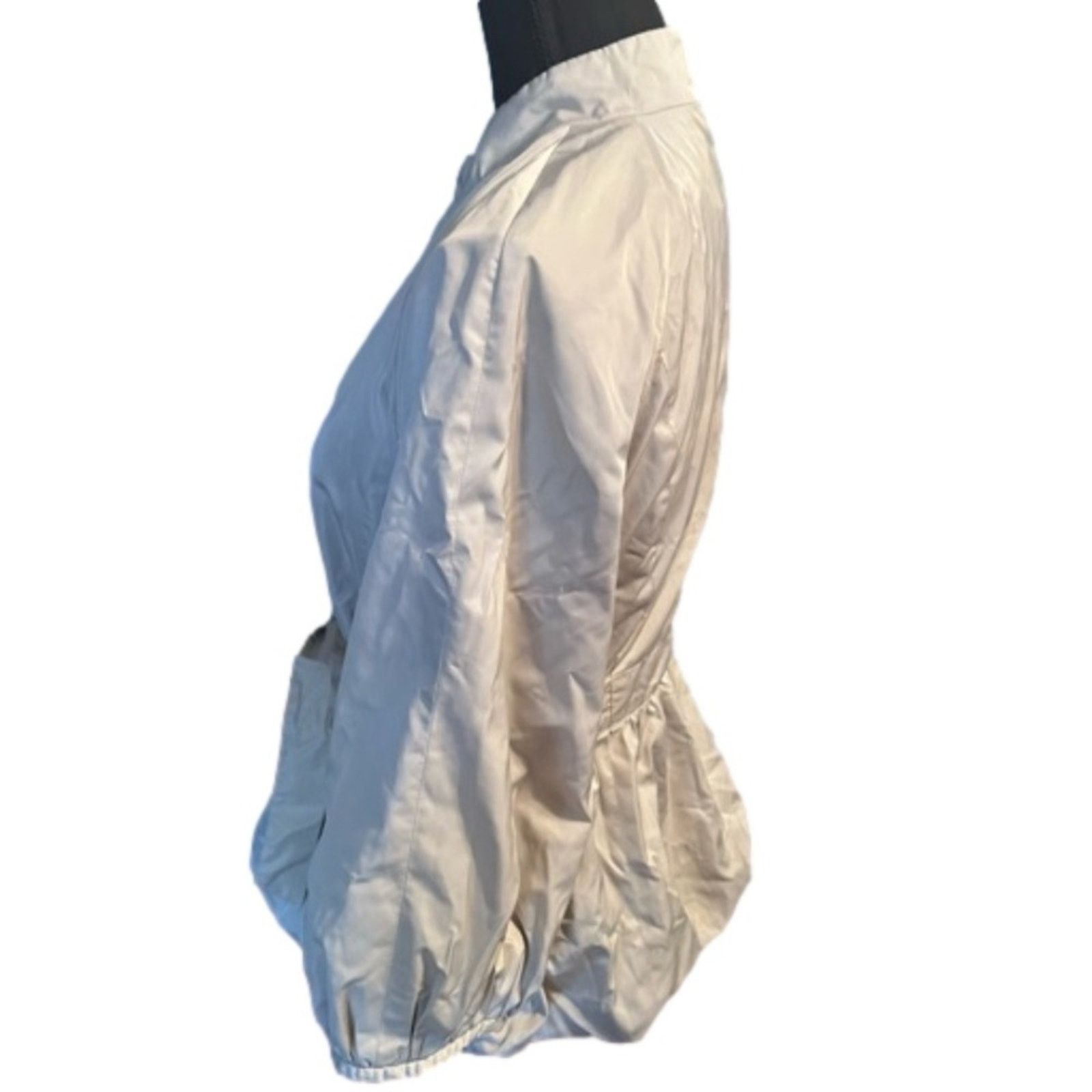 Banana Republic Banana Republic 3/4 Sleeve Tan Bubble Hem Tie Waist Jacket Size M / US 6-8 / IT 42-44 - 11 Thumbnail