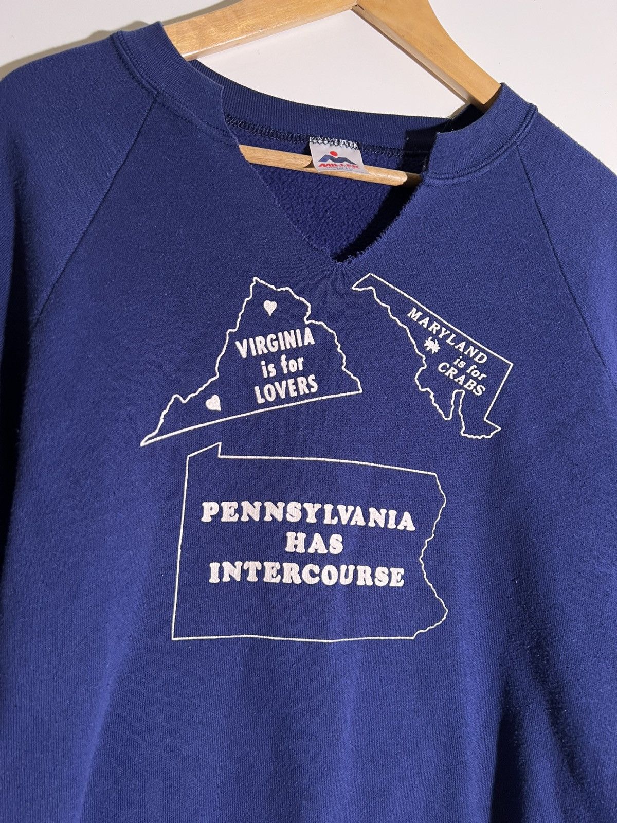 Vintage 80’s 90’s VTG Vintage Pennsylvania Virginia Maryland Sweater Size US L / EU 52-54 / 3 - 3 Thumbnail