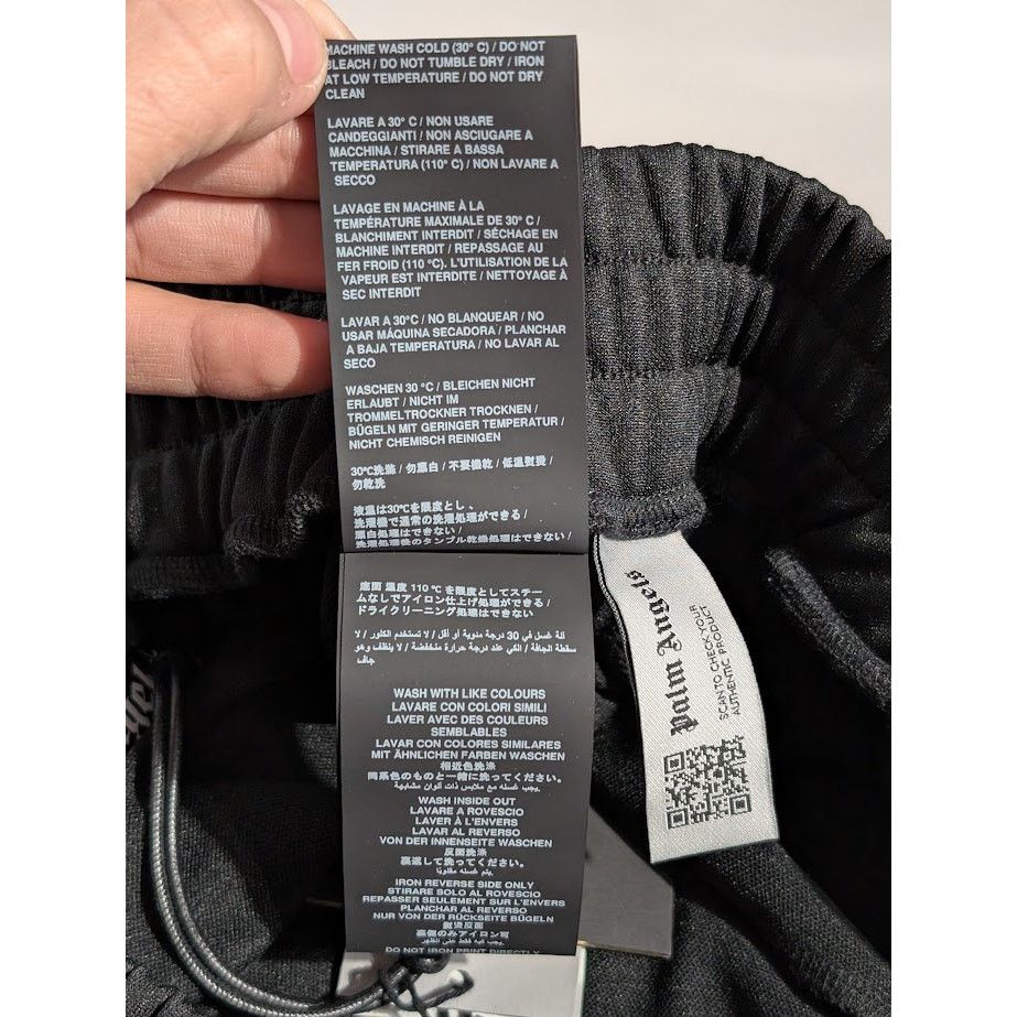 Palm Angels o1rshd1 Rainbow Track Pants in Black/Multicolor Size US 34 / EU 50 - 17 Thumbnail