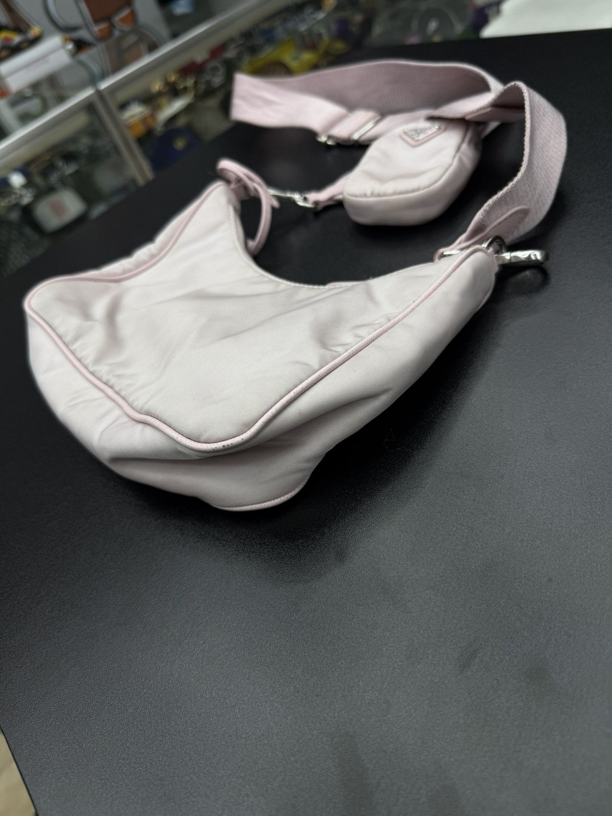 Prada Prada Re-Edition 2005 shoulder bag in pink Size ONE SIZE - 15 Thumbnail