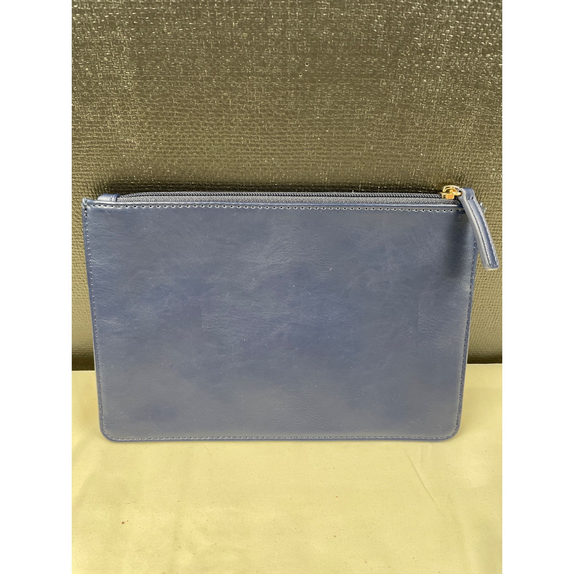 Tommy Hilfiger Tommy Hilfiger Women's Navy Blue Clutch Bag Zipper closure S Size ONE SIZE - 3 Thumbnail