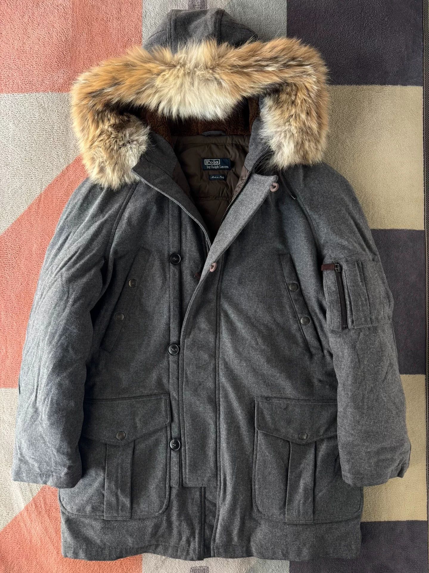 Polo Ralph Lauren Ralph Lauren Polo Wool Down Jacket Size US M / EU 48-50 / 2 - 1 Thumbnail