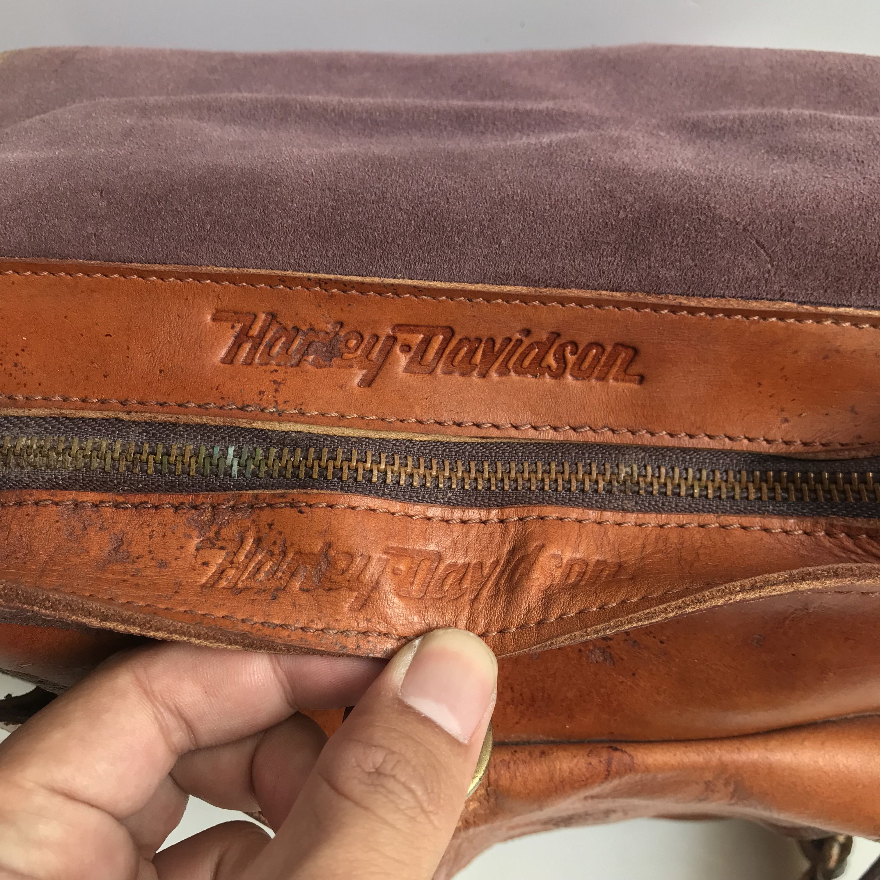 Harley Davidson Vintage Harley Davidson shoulder mesengger postman bag Leat Size ONE SIZE - 9 Thumbnail