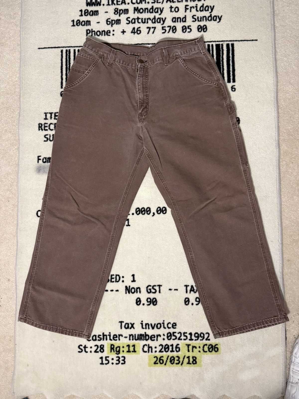 Carhartt × Vintage Vintage Carhartt pants Size US 34 / EU 50 - 2 Thumbnail