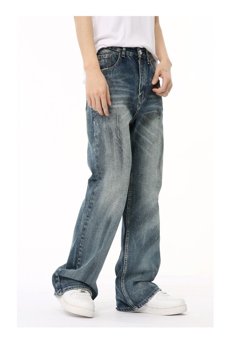 Japanese Brand × Jean American retro distressed tie-dyed flared casual jeans Size US 32 / EU 48 - 4 Thumbnail
