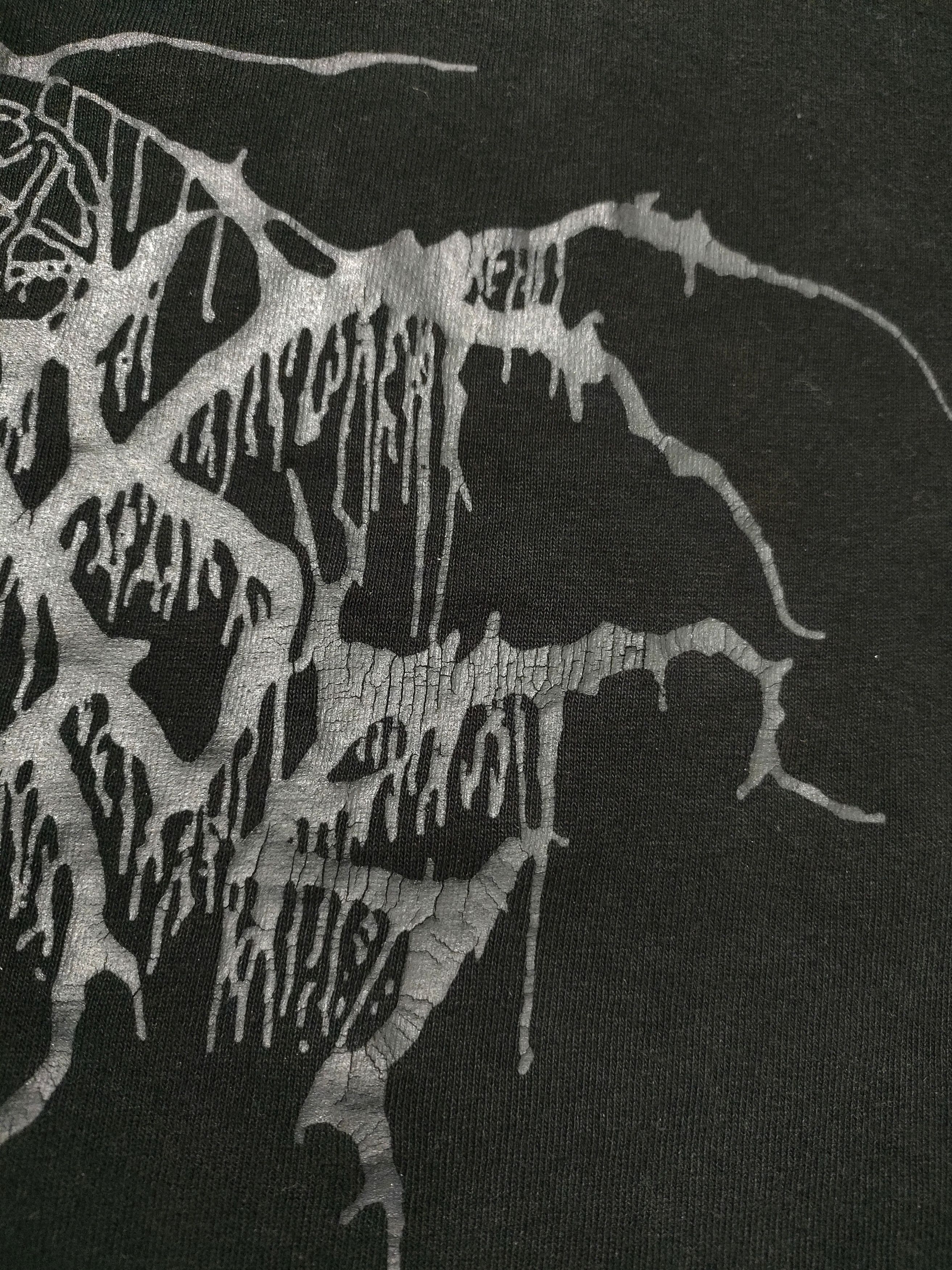 Band Tees Early 00s DARKTHRONE black on black print T-Shirt Size US L / EU 52-54 / 3 - 5 Thumbnail