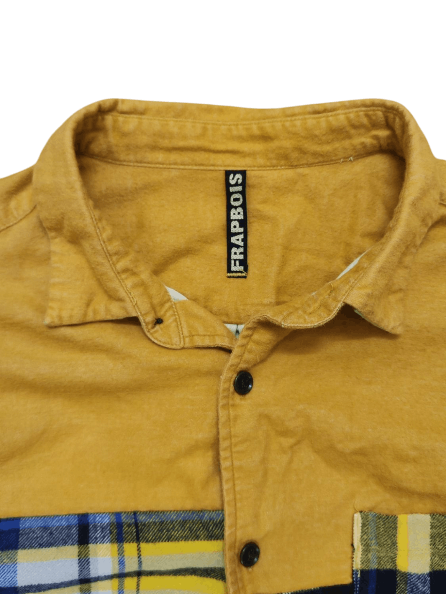 Frapbois × Issey Miyake 2000s Frap Bois Patchwork Button-Up Shirt Size US M / EU 48-50 / 2 - 3 Thumbnail