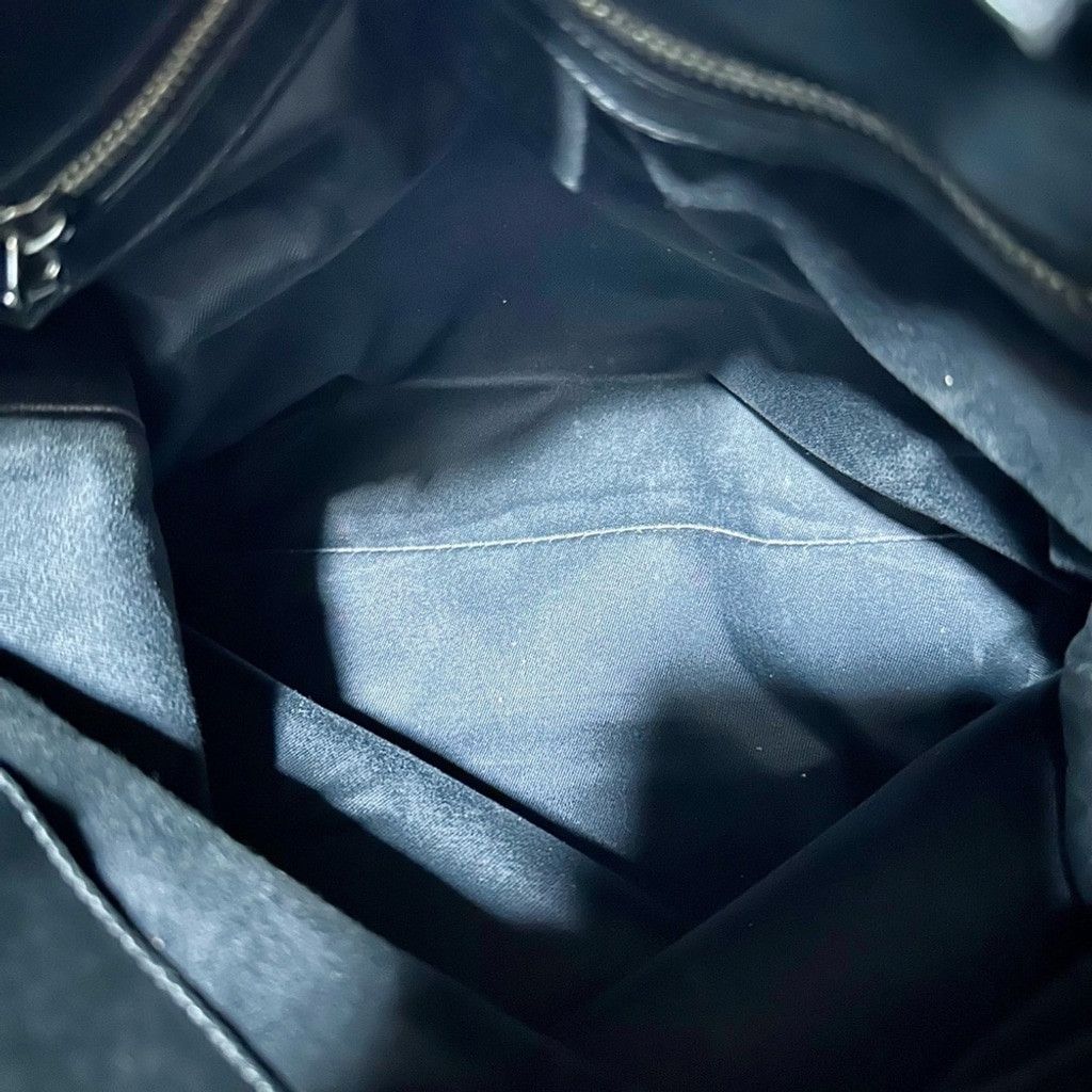 Gucci Gucci Black GG Mono Belted Bag Bucket Tote, Silver Hardware Size ONE SIZE - 11 Thumbnail