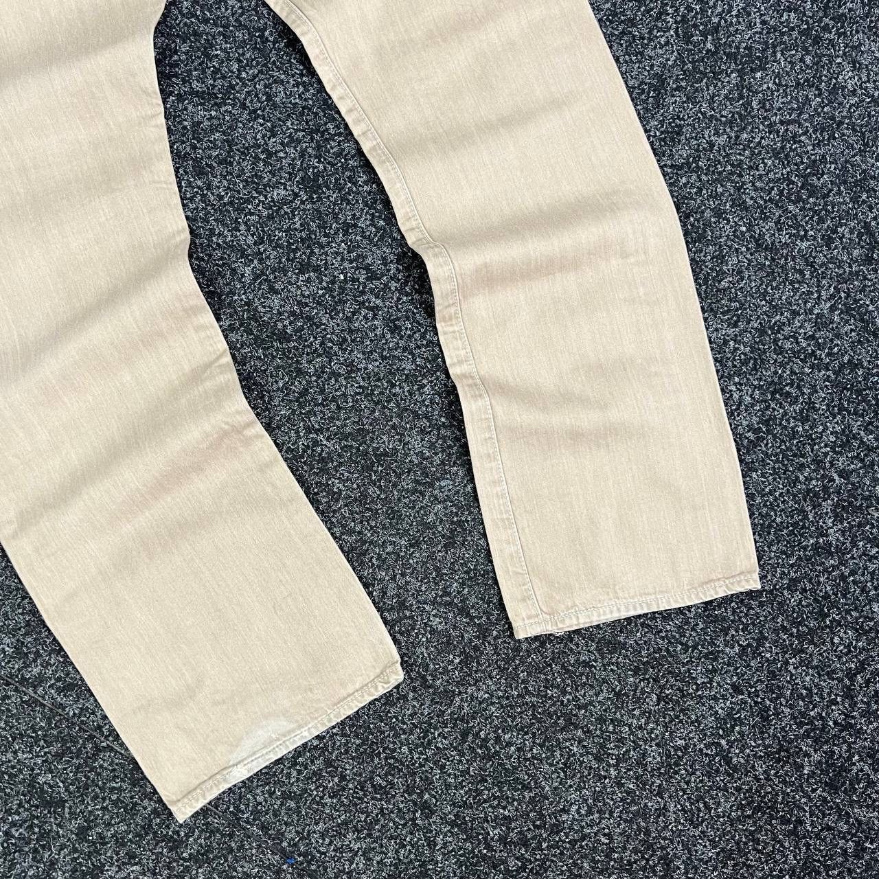 Levi's Y2k Levis 501 Denim Beige Jeans Pants Baggy Vintage Size US 36 / EU 52 - 4 Thumbnail