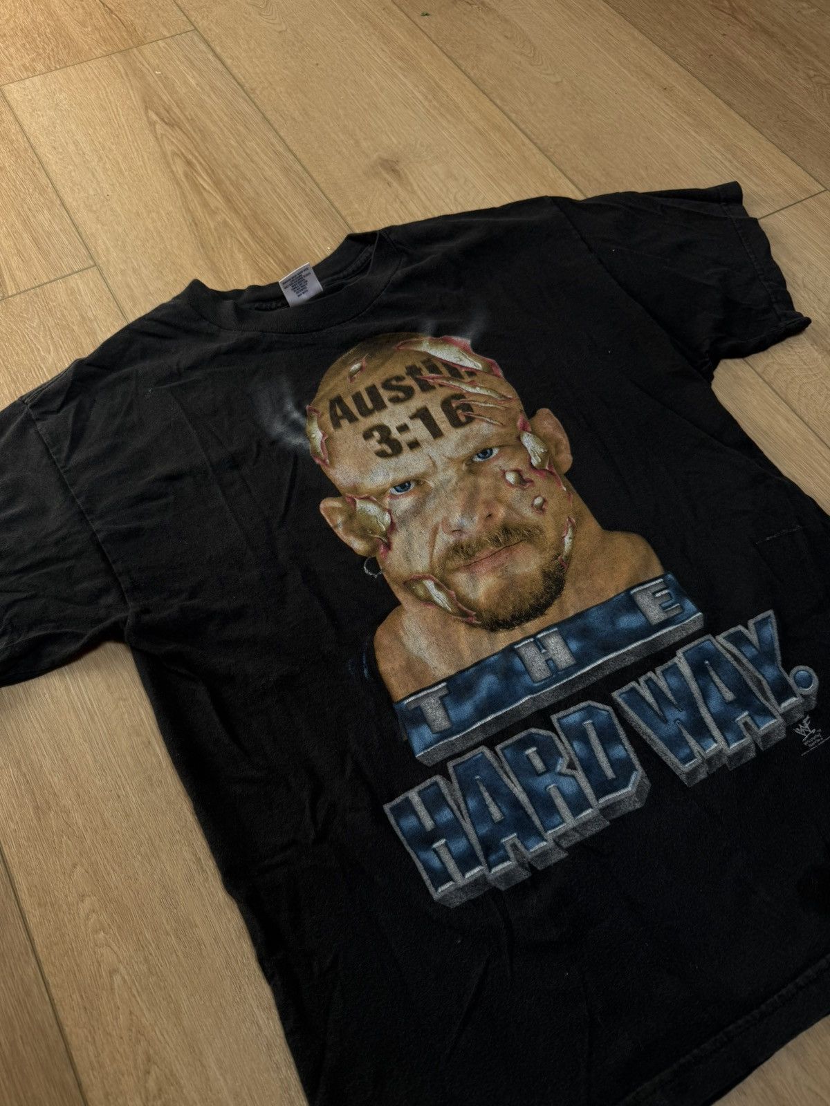WWF WWF Stone Cold Steve Austin The Hard Way Black tee Size XL Size US L / EU 52-54 / 3 - 2 Thumbnail