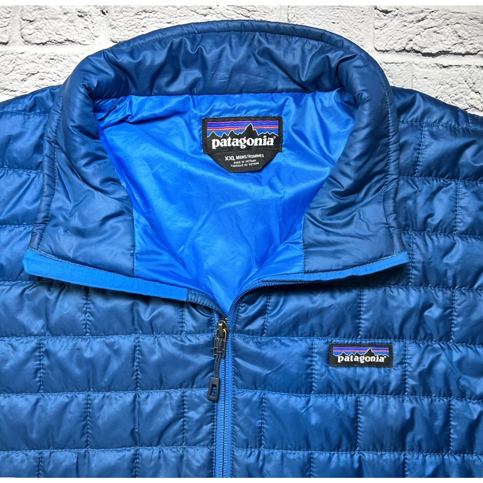 Patagonia Patagonia Nano Puff Jacket Men XXL PrimaLoft Full Zip Blue solid Long Coat/Outer Puffer Jacket Regular Fit with Logo 84212FA19 Marmot? Size US XXL / EU 58 / 5 - 3 Thumbnail