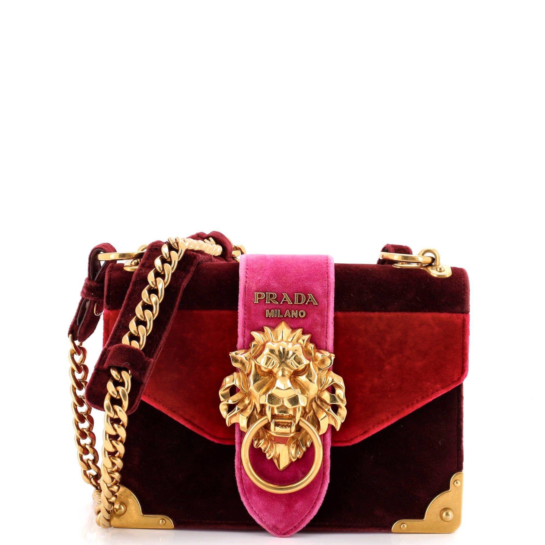 Prada Animalier Cahier Crossbody Bag Size ONE SIZE - 1 Thumbnail