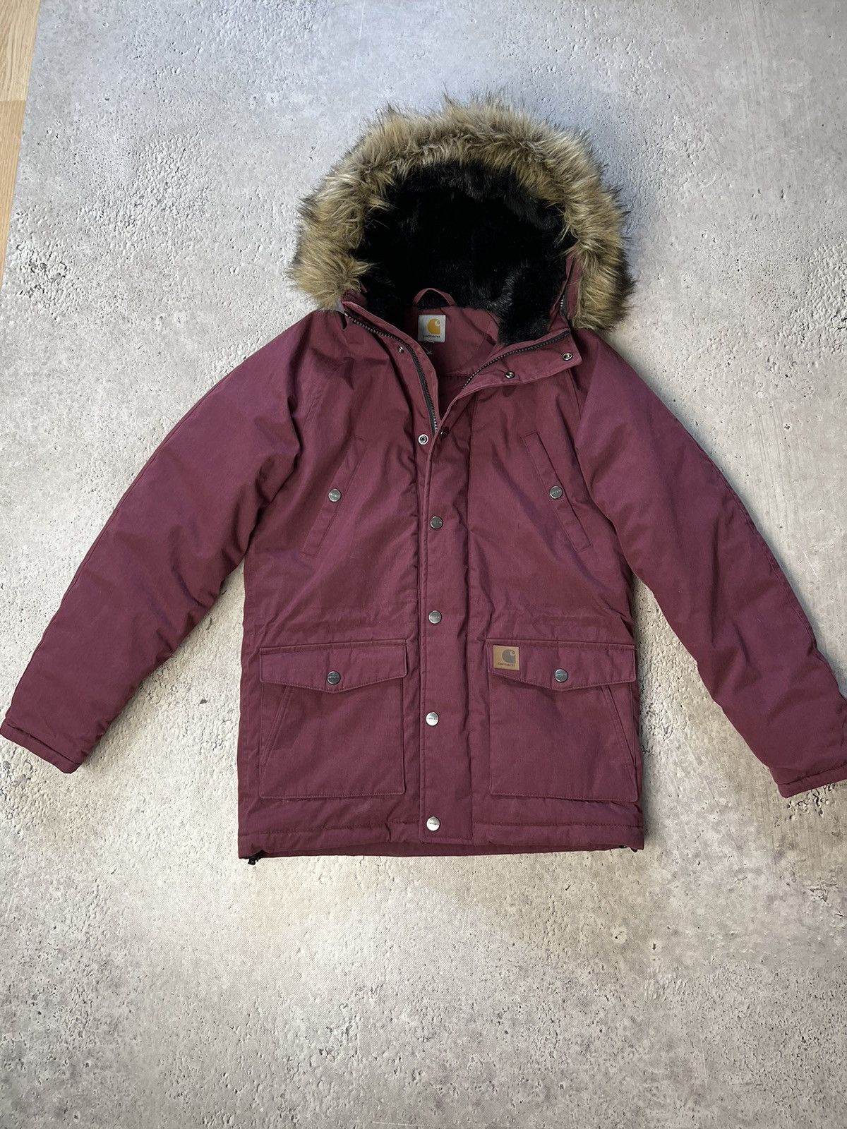 Carhartt × If Six Was Nine × Vintage Carhartt Vintage cold parka Jacket with furry hoodie Size US S / EU 44-46 / 1 - 1 Thumbnail