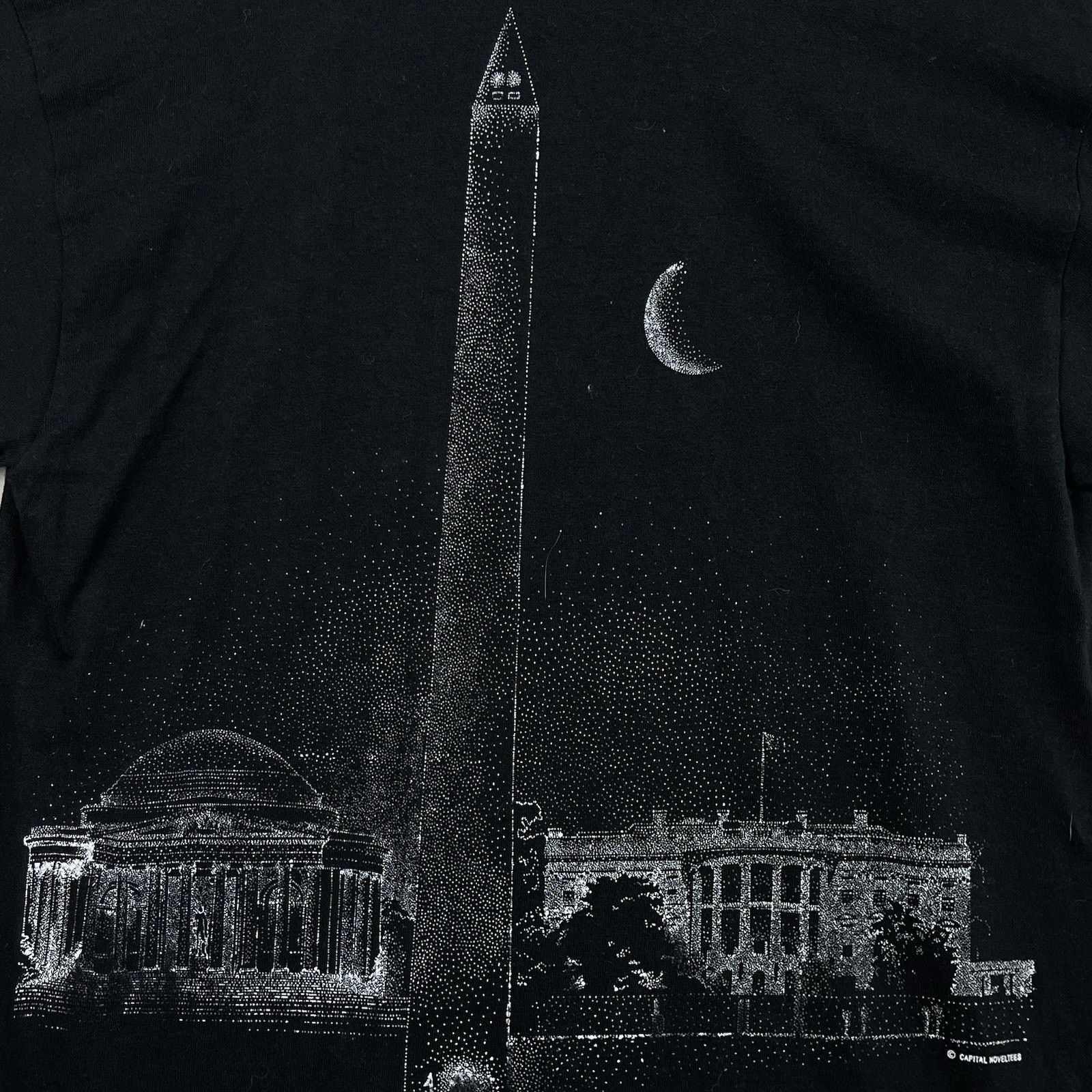 Fruit Of The Loom 90s Washington DC T Shirt Wraparound Print Rare Capitol Size US M / EU 48-50 / 2 - 8 Thumbnail