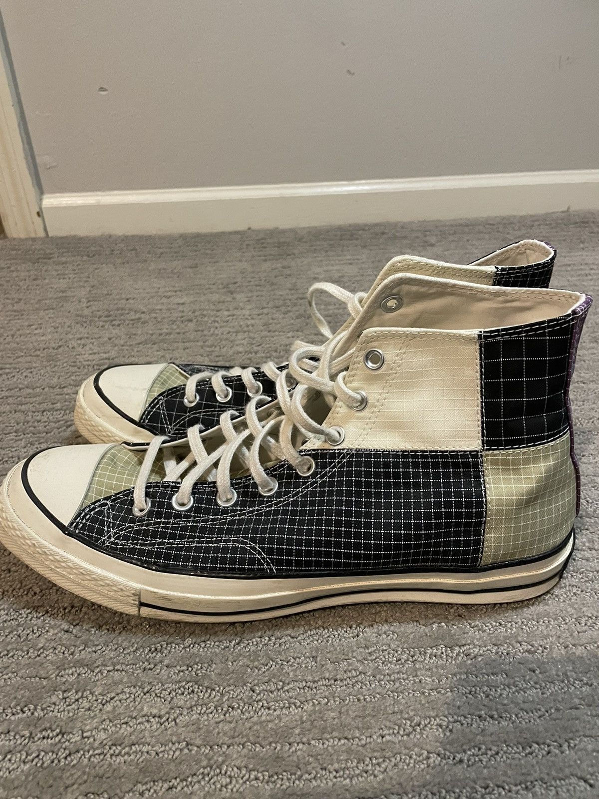 Converse Ripstop Converse High Tops Size US 12 / EU 45 - 1 Thumbnail