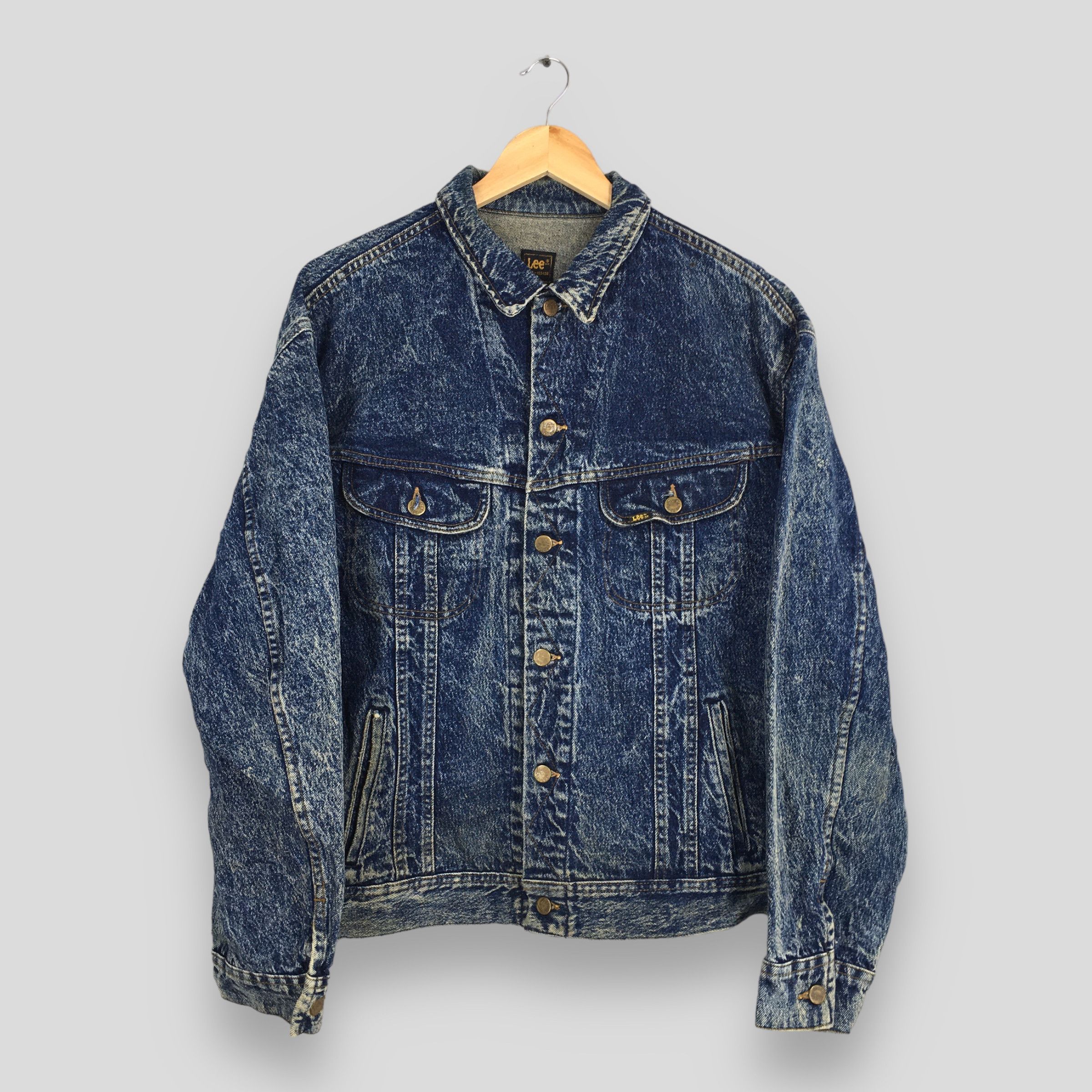 image of Jean x Lee Vintage 80's Lee Riders Denim Trucker Jacket Xlarge in Blue, Men's