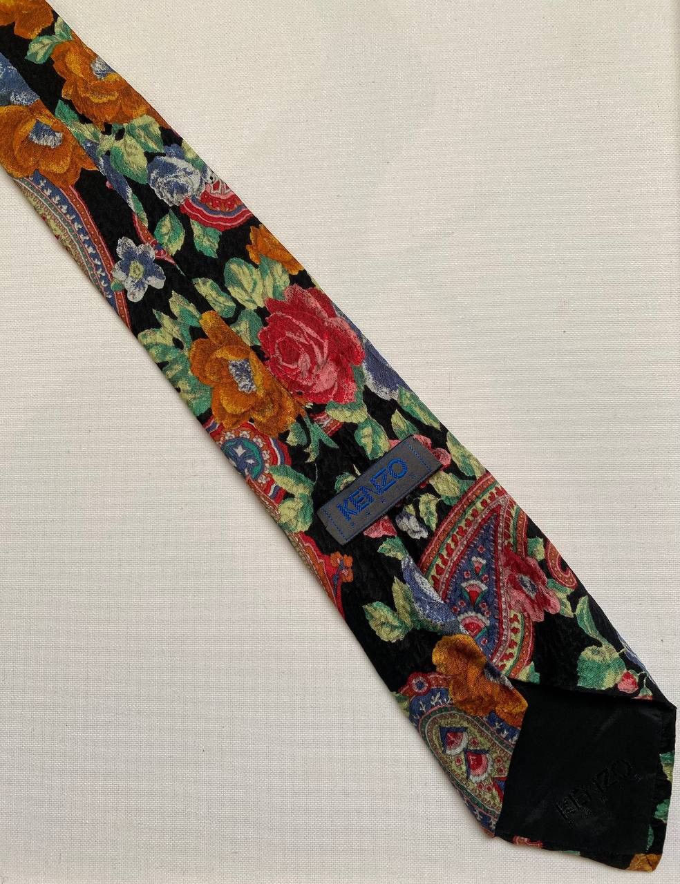 Kenzo Kenzo Cravatte Silk Tie Casual Design Luxury Size ONE SIZE - 1 Thumbnail