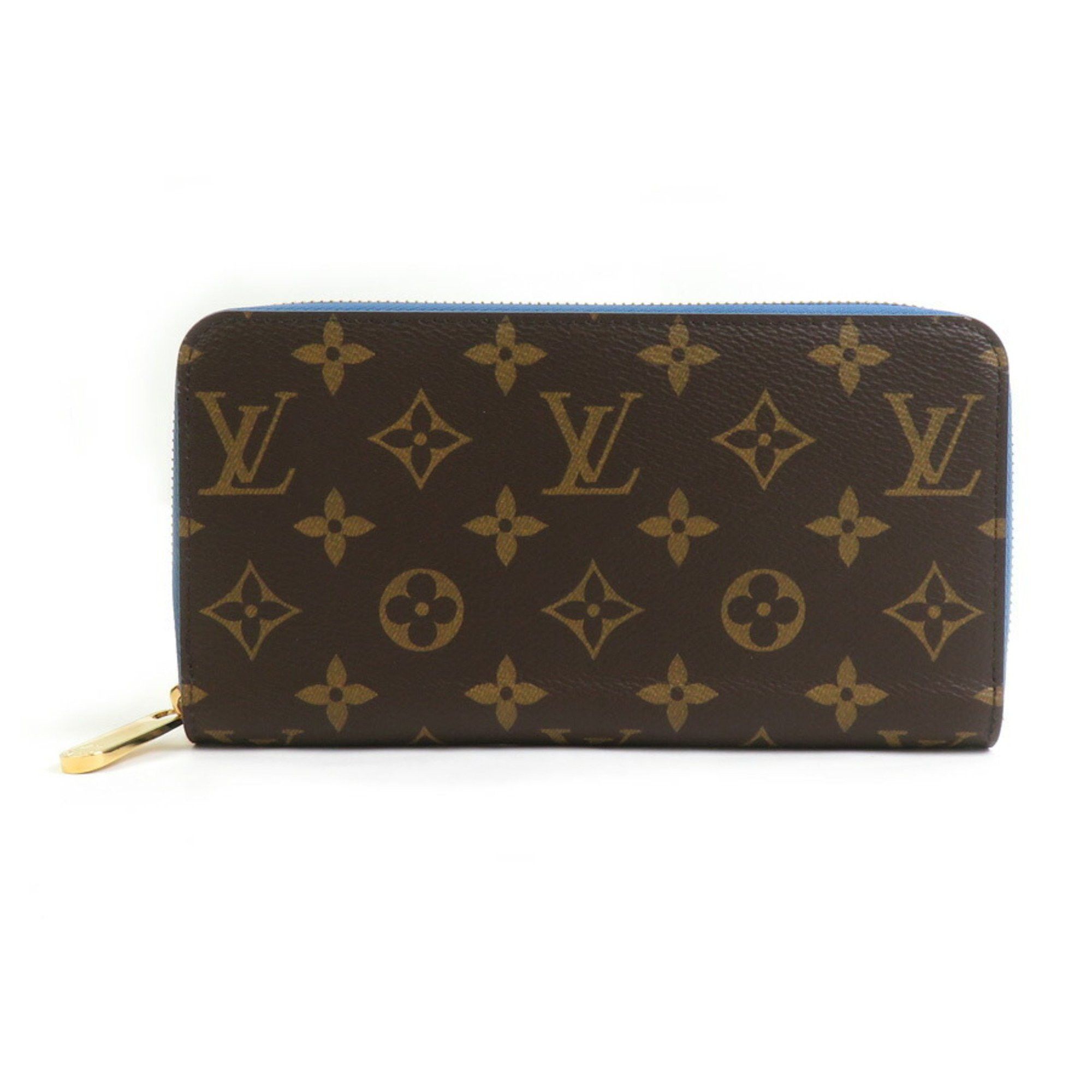 Louis Vuitton Louis Vuitton Monogram Zippy Wallet, Blue Jean, Men's/Women's, M63894, 56451g Size ONE SIZE - 1 Thumbnail