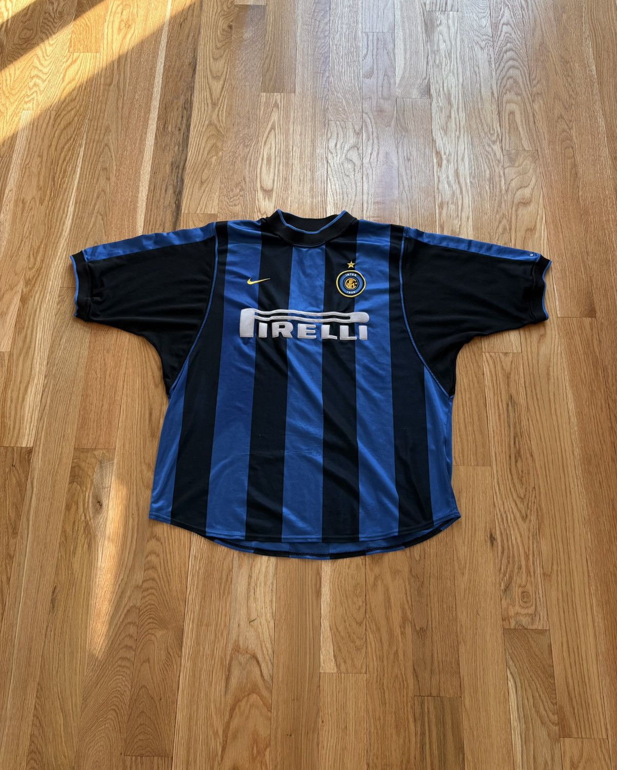Inter Milan Nike 2000 01 Internazionale Home Kit VTG XL READ
