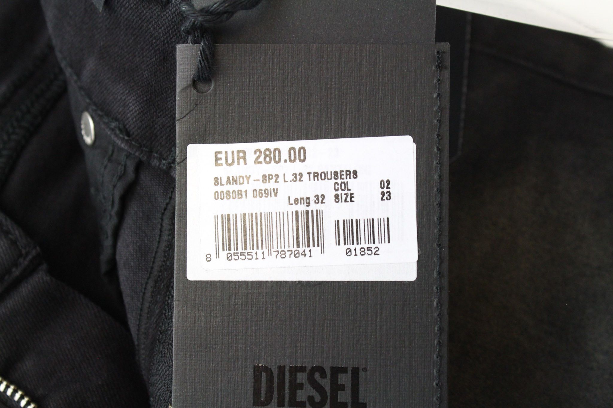 Diesel SLANDY-SP2 069IV W23/L32 Blue Girls Jeans 71490 Size 23" - 6 Thumbnail