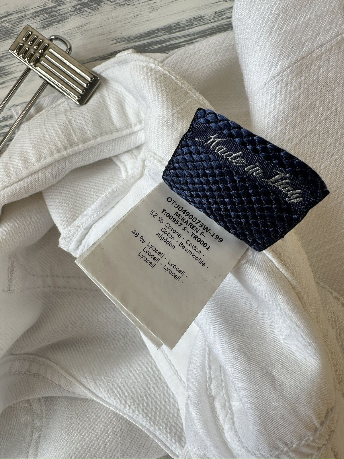Jacob Cohen JACOB COHEN Karen Luxury Hand Made Pants Cotton Lyocell Size 27" / US 4 / IT 40 - 14 Thumbnail
