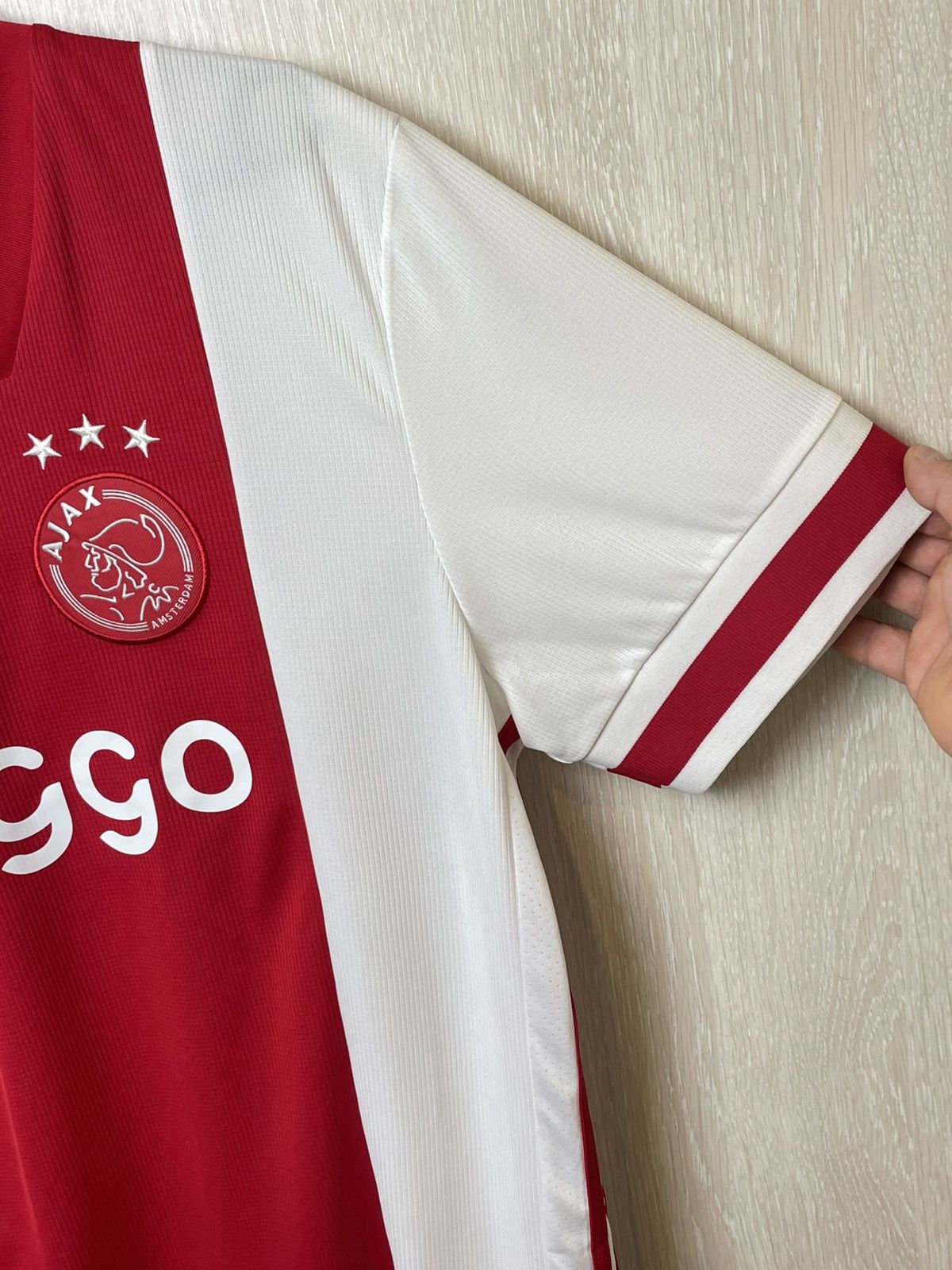 Adidas AJAX AMSTERDAM 2019 2020 HOME FOOTBALL SHIRT SOCCER JERSEY Size US XL / EU 56 / 4 - 5 Thumbnail