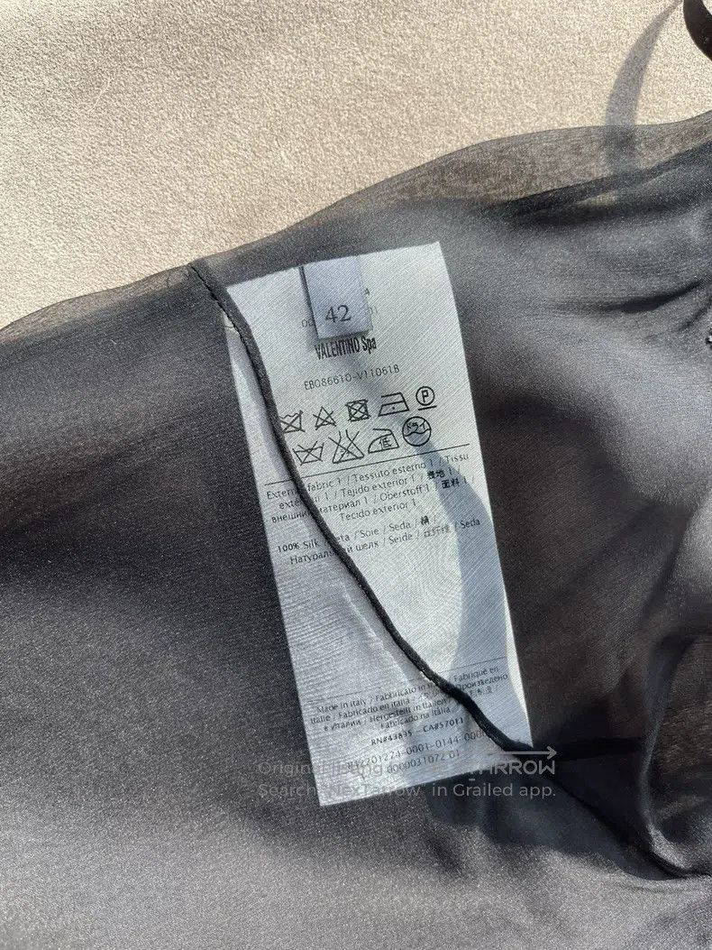 Valentino Valentino Black silk suspender underwear Size M / US 6-8 / IT 42-44 - 4 Thumbnail
