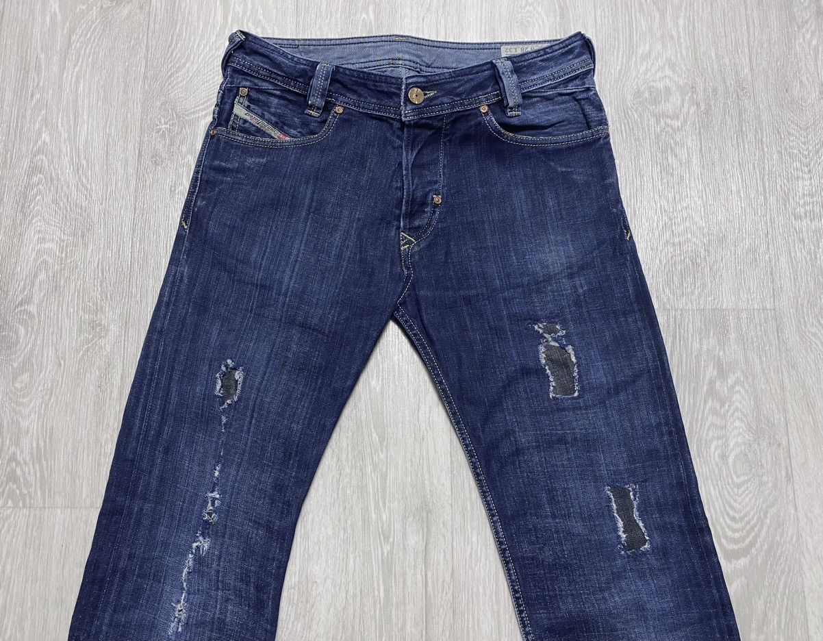 Diesel Women’s Diesel Slammer Washed Torn Distressed Denim Jeans Size 28" / US 6 / IT 42 - 5 Thumbnail