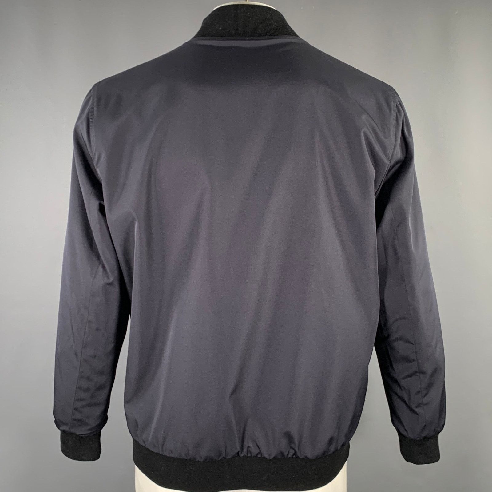 J.Hilburn J.HILBURN Reversible Bomber Coat - Black/Navy - Size L Size US L / EU 52-54 / 3 - 6 Thumbnail