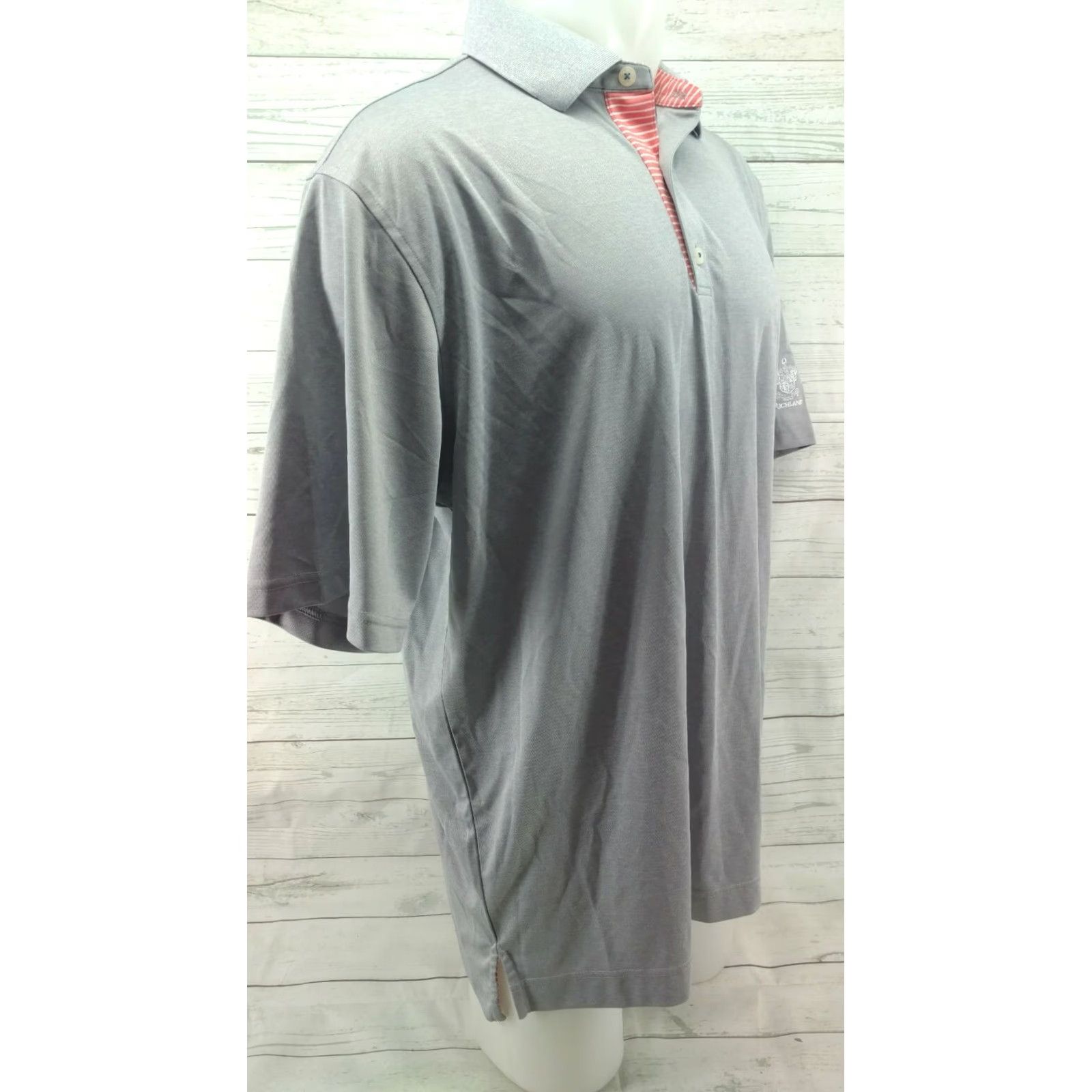 Footjoy Footjoy Mens XL Gray Richland Golf Polo Shirt Size US XL / EU 56 / 4 - 5 Thumbnail