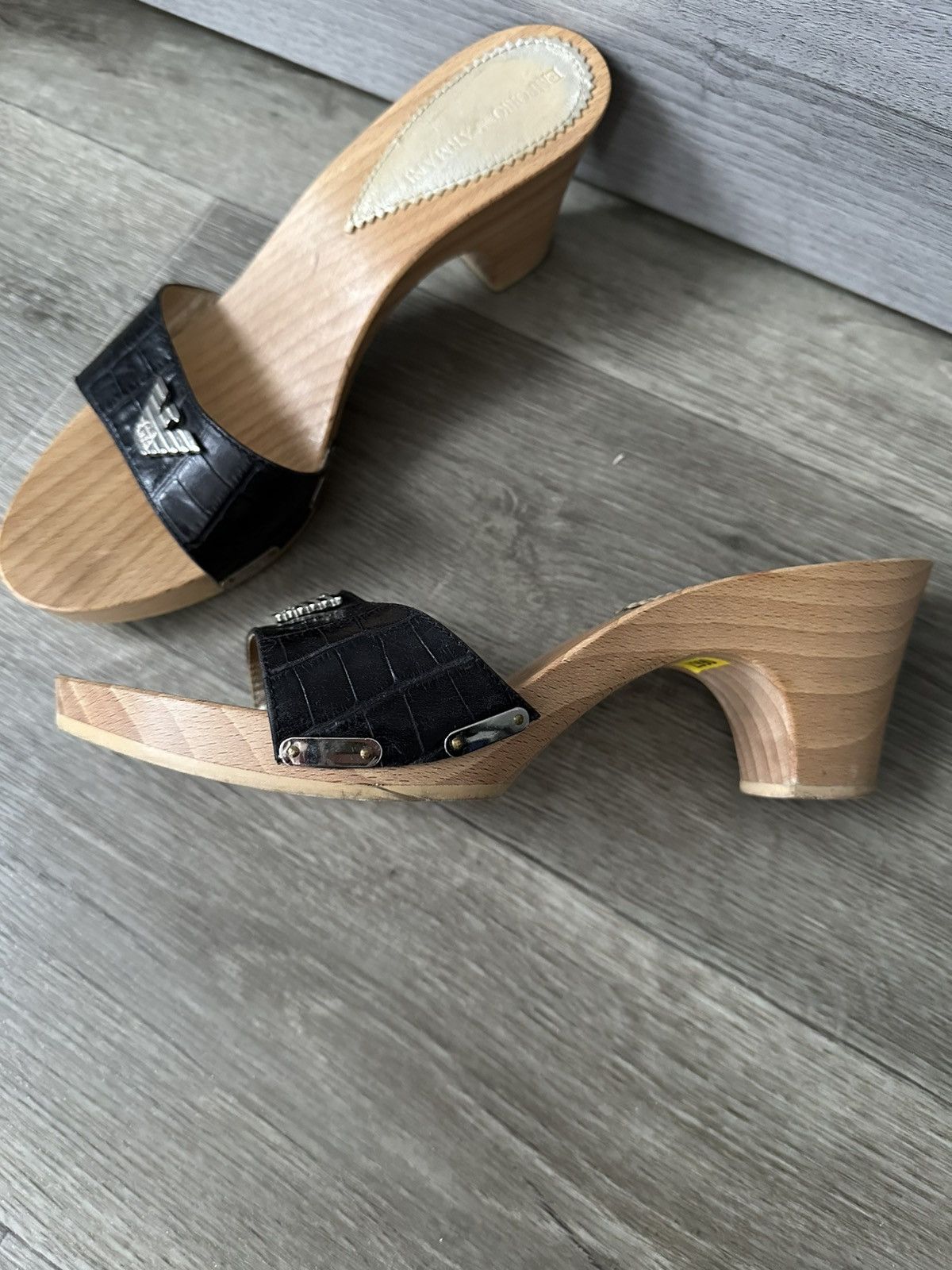 Emporio Armani × Vintage 🫧Emporio Armani Sandal Size US 8 / IT 38 - 7 Thumbnail