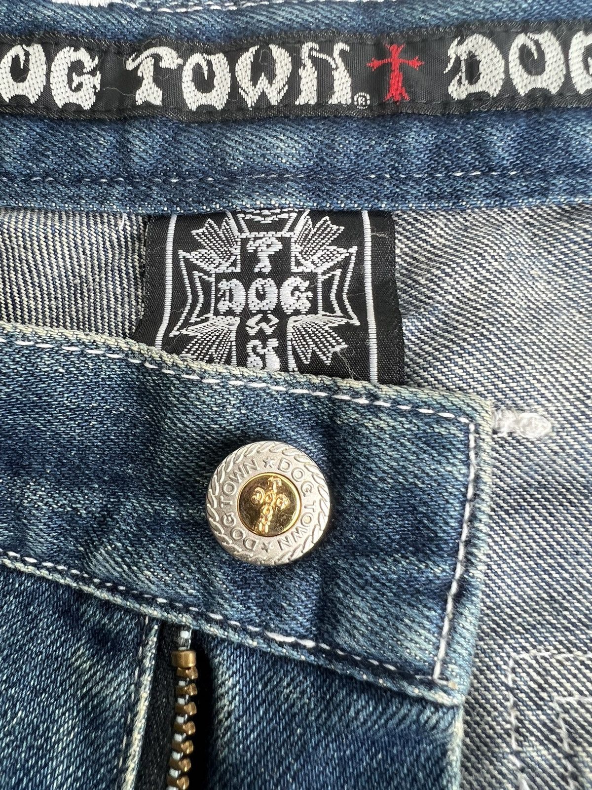 Y2K Dogtown 🇺🇸 Plate Logo Skater Carpenter Baggy Denim Jeans