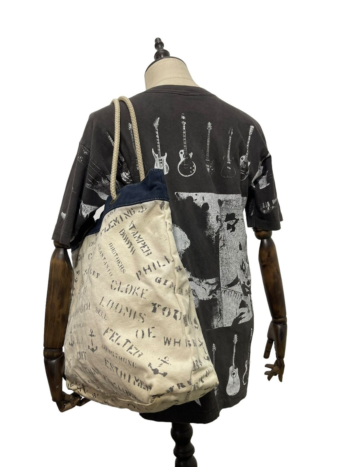 RRL Ralph Lauren Double RL Ralph Lauren Cotton Canvas RRL Tote Bag 2🟩 Size ONE SIZE - 2 Thumbnail