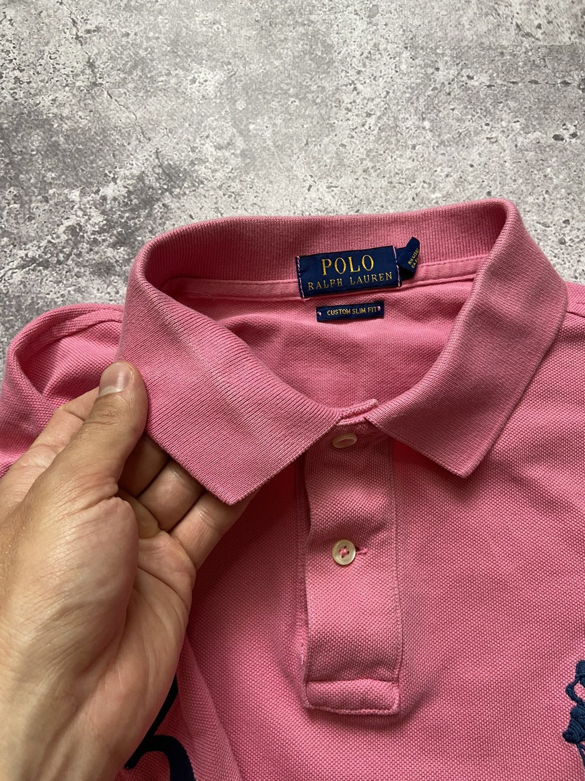 Polo Ralph Lauren Vintage Polo Ralph Lauren Big Pony Polo Tee Chief Keef Size US L / EU 52-54 / 3 - 4 Thumbnail