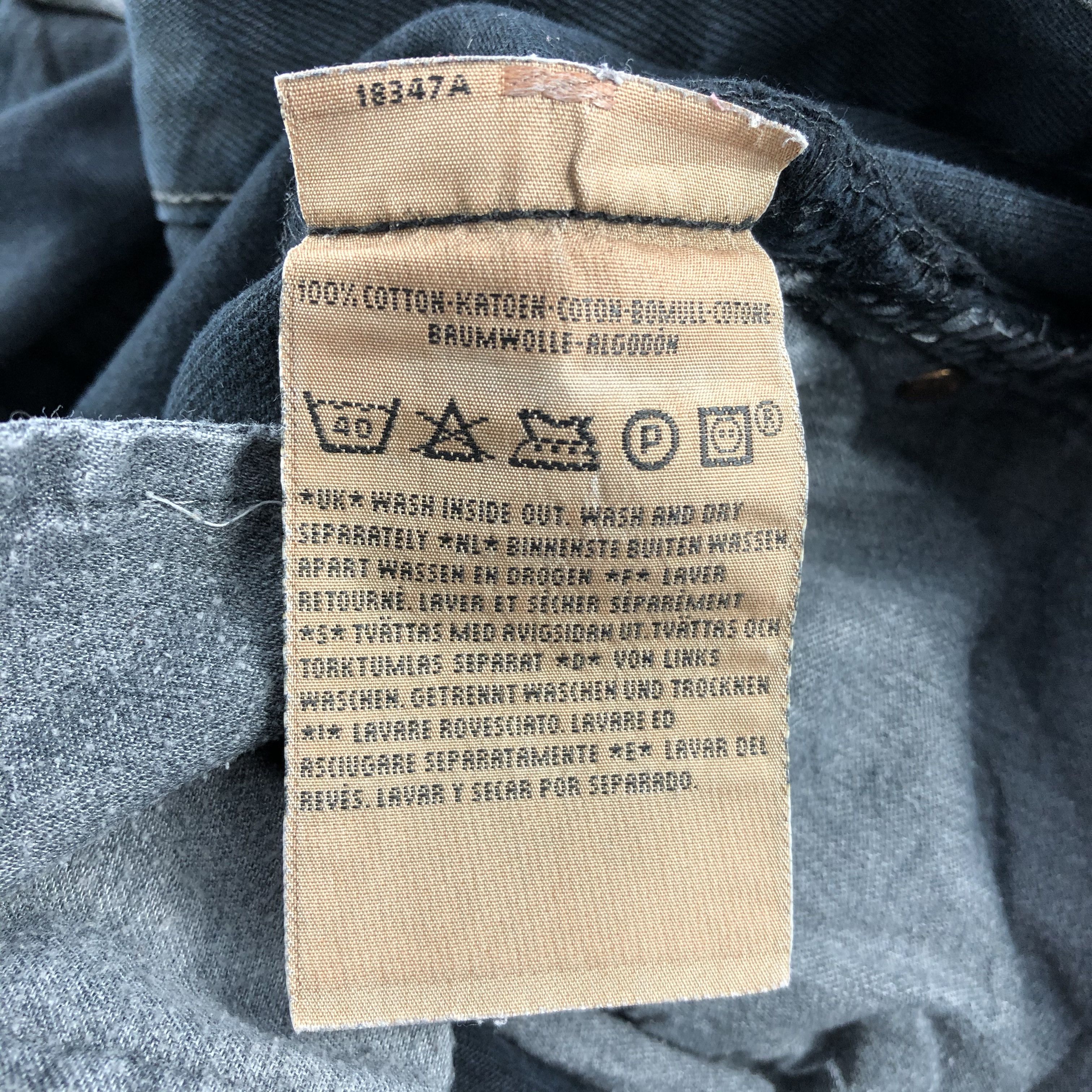 Levi's Vintage Ripped 90s Levis 501 Jeans-JM1600 Size US 34 / EU 50 - 11 Thumbnail