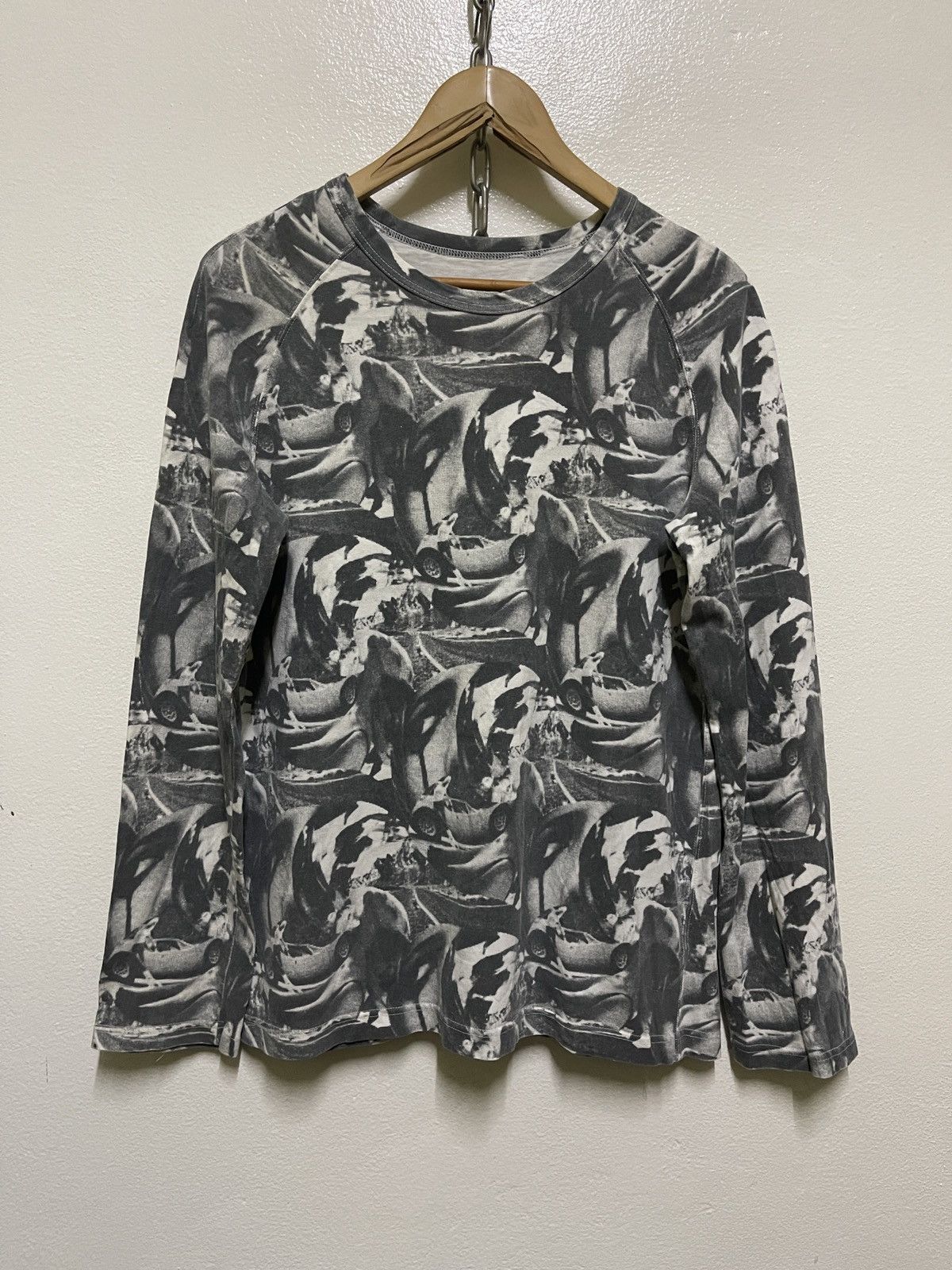 Japanese Brand No Vacancy Full Printed Long Sleeve Size US M / EU 48-50 / 2 - 1 Thumbnail