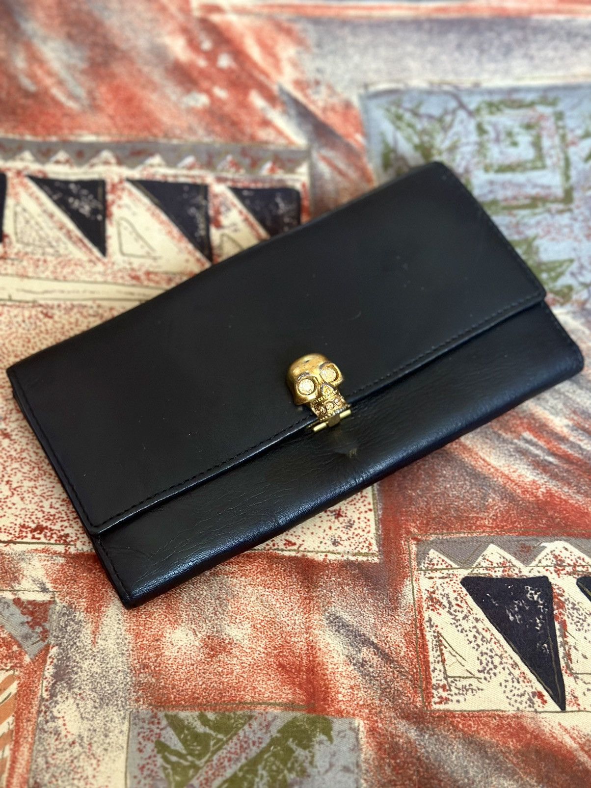 Alexander McQueen ALEXANDER MCQUEEN LEATHER SKULL WALLET Size ONE SIZE - 1 Thumbnail