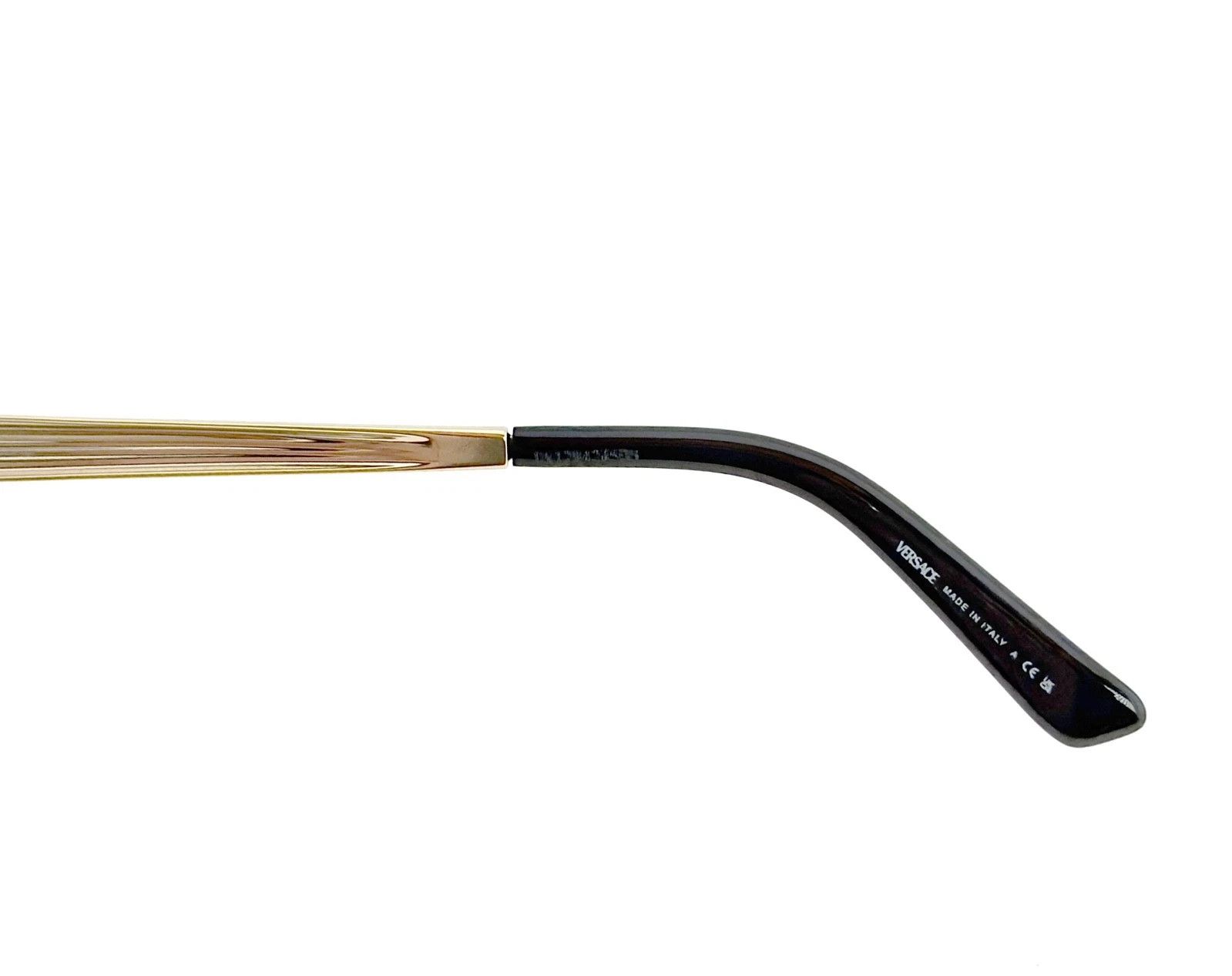 Versace VERSACE VE2182 GLAM Stud Medusa Head 2182 Black Sunglasses Size ONE SIZE - 8 Thumbnail